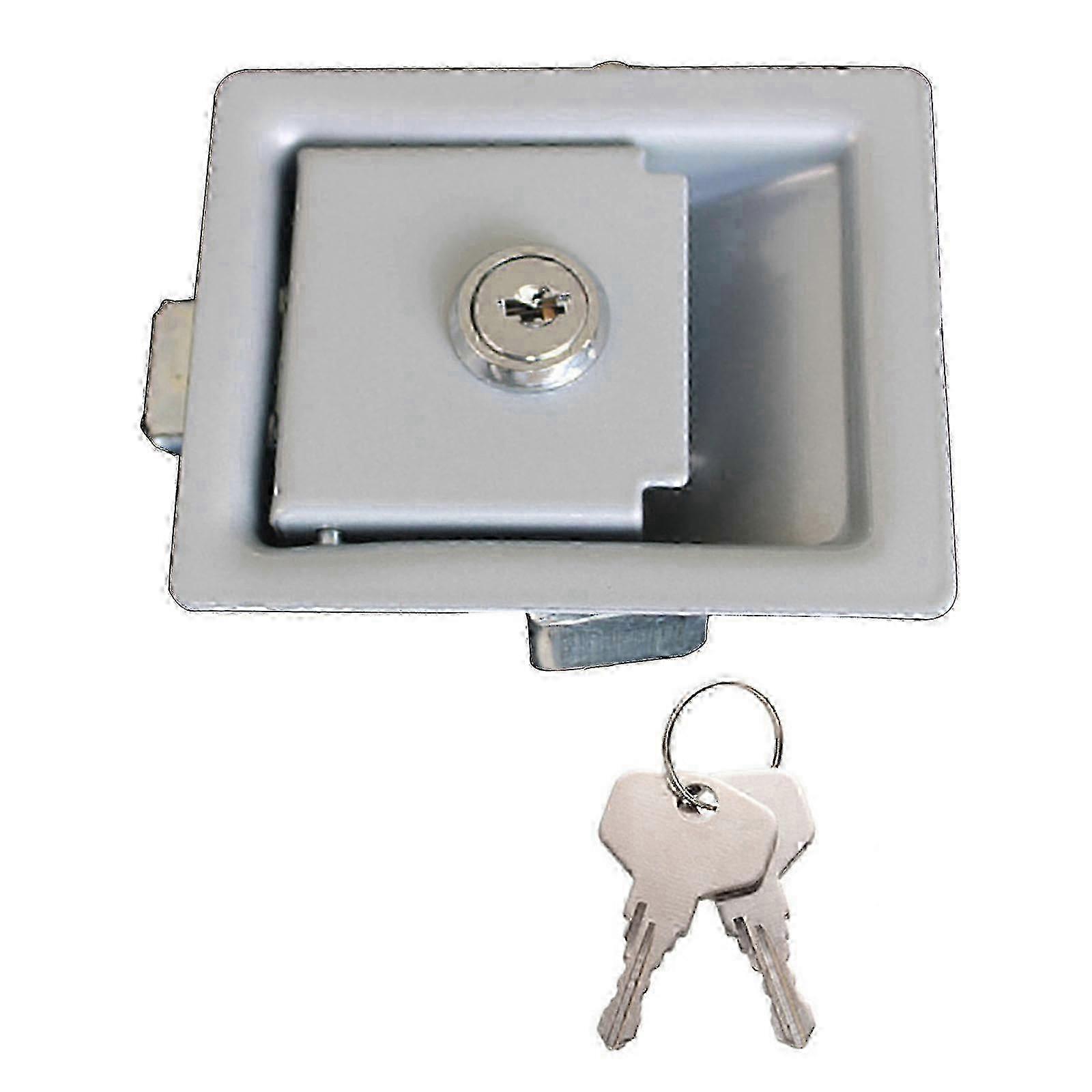 RV Push-Type Entry Door Lock for Camper RV Caravan Boat Motorhome - Secure & Easy to Install
