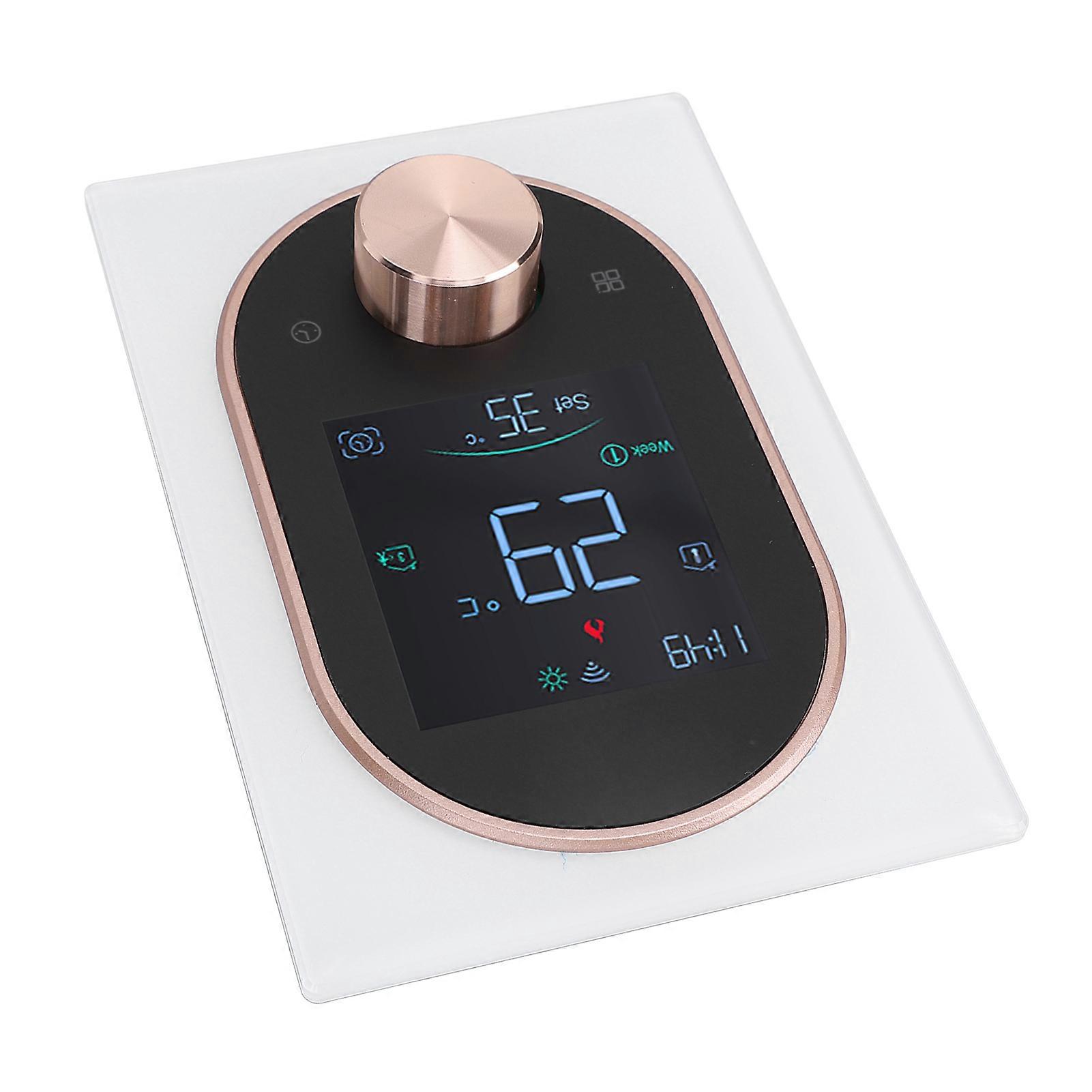Smart Color Thermostat WiFi LCD Touchscreen 130x88x38mm White