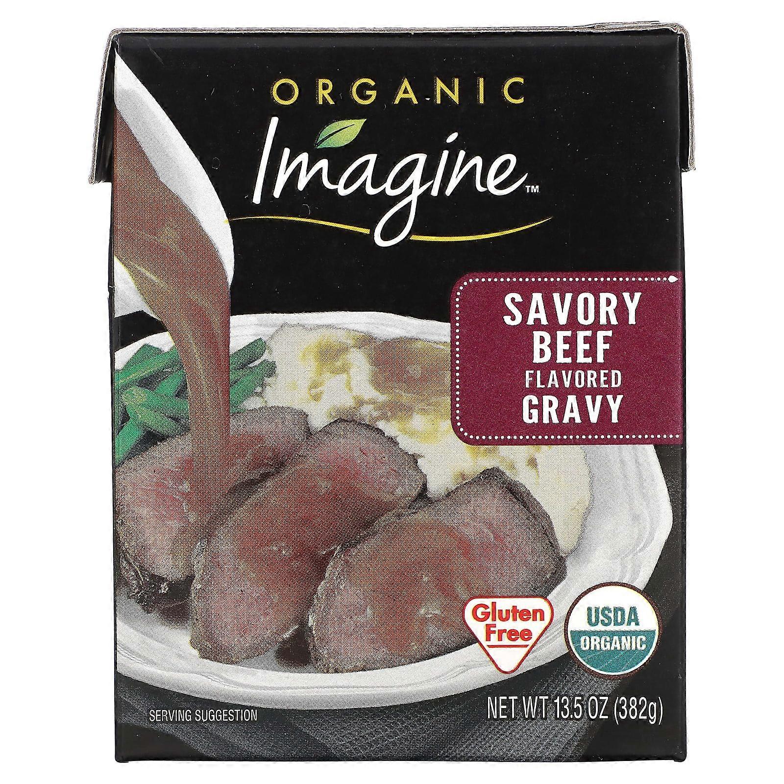 Organic Savory Beef Flavored Gravy, 13.5 oz (382 g)