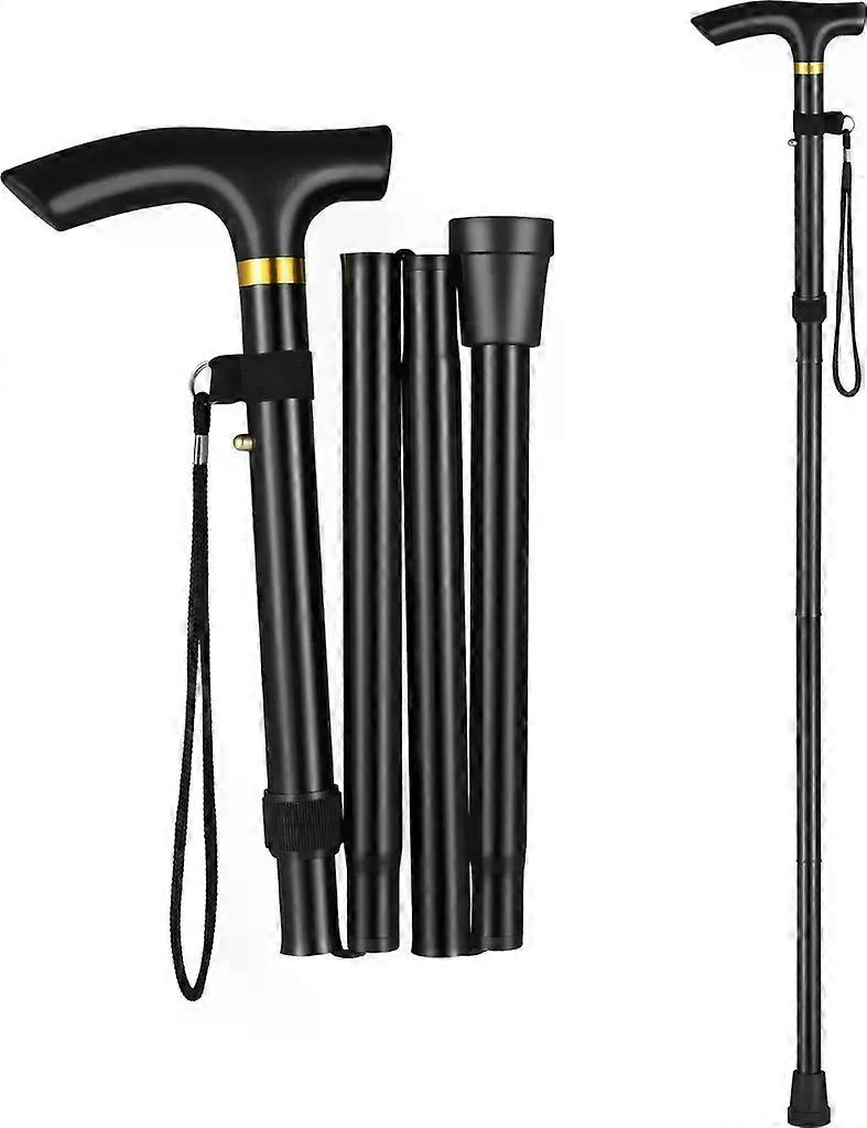 Walking Stick Hiking Stick Foldable Crutches Height Adjustable Walking Stick