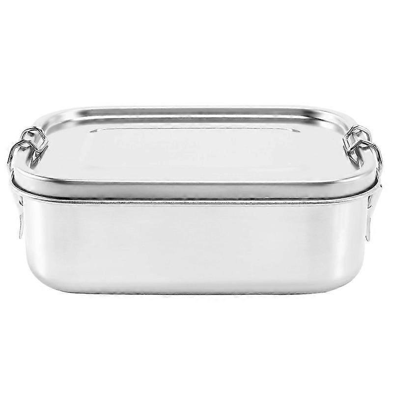 Stainless Steel Lunch Food Container with Lock Clips and Leakproof Design, 800ML Bento Boxes Lunch C