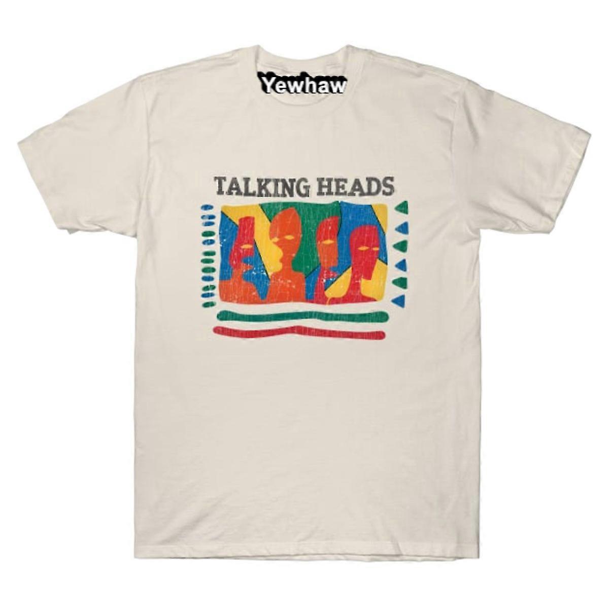 Tričko Talking Heads s vintage potiskem a nápisem Talking Head