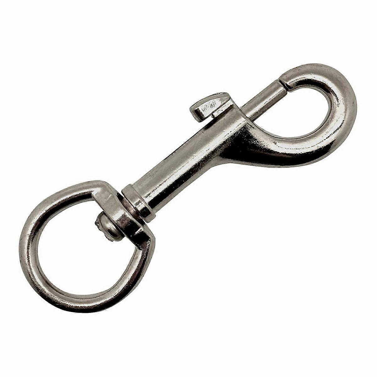 Snap hook EDM 86056 Steel 80 mm Silver