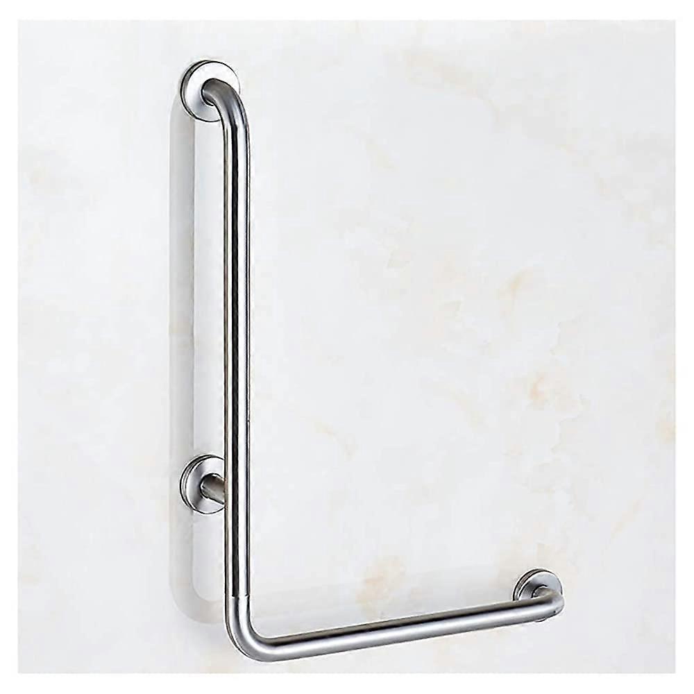 Handrails LShaped Bathroom Grab Bar Stainless Steel Chrome Armrest Safety Handle For Elderly And Disabled