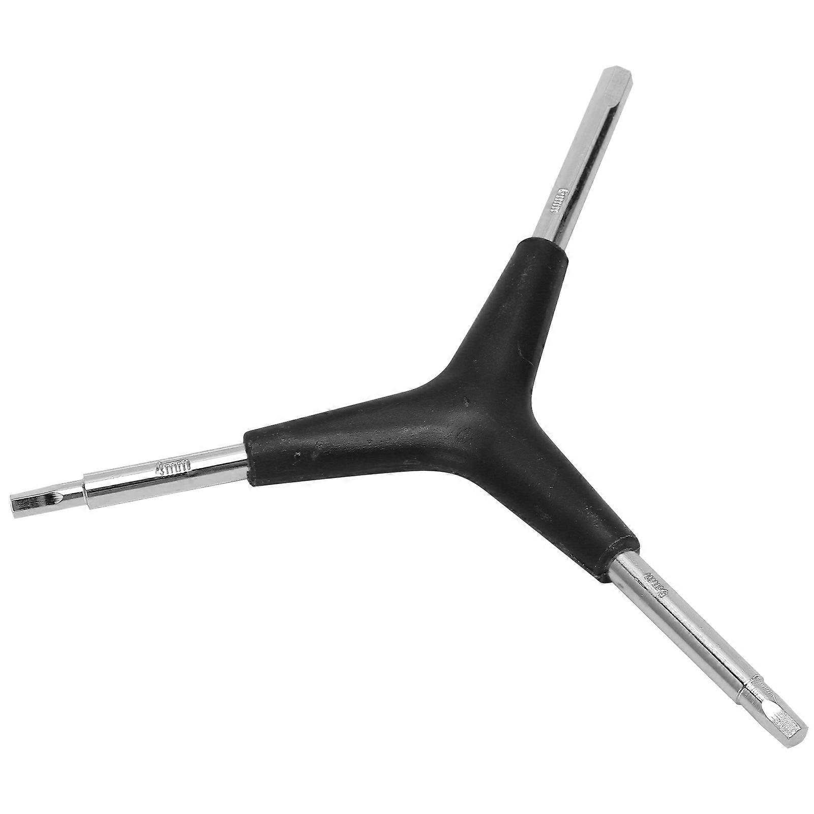 Y Shape Hexagonal Wrench Stainless Steel 3 Way Hexagonal Spanner for Bicycle Repairment