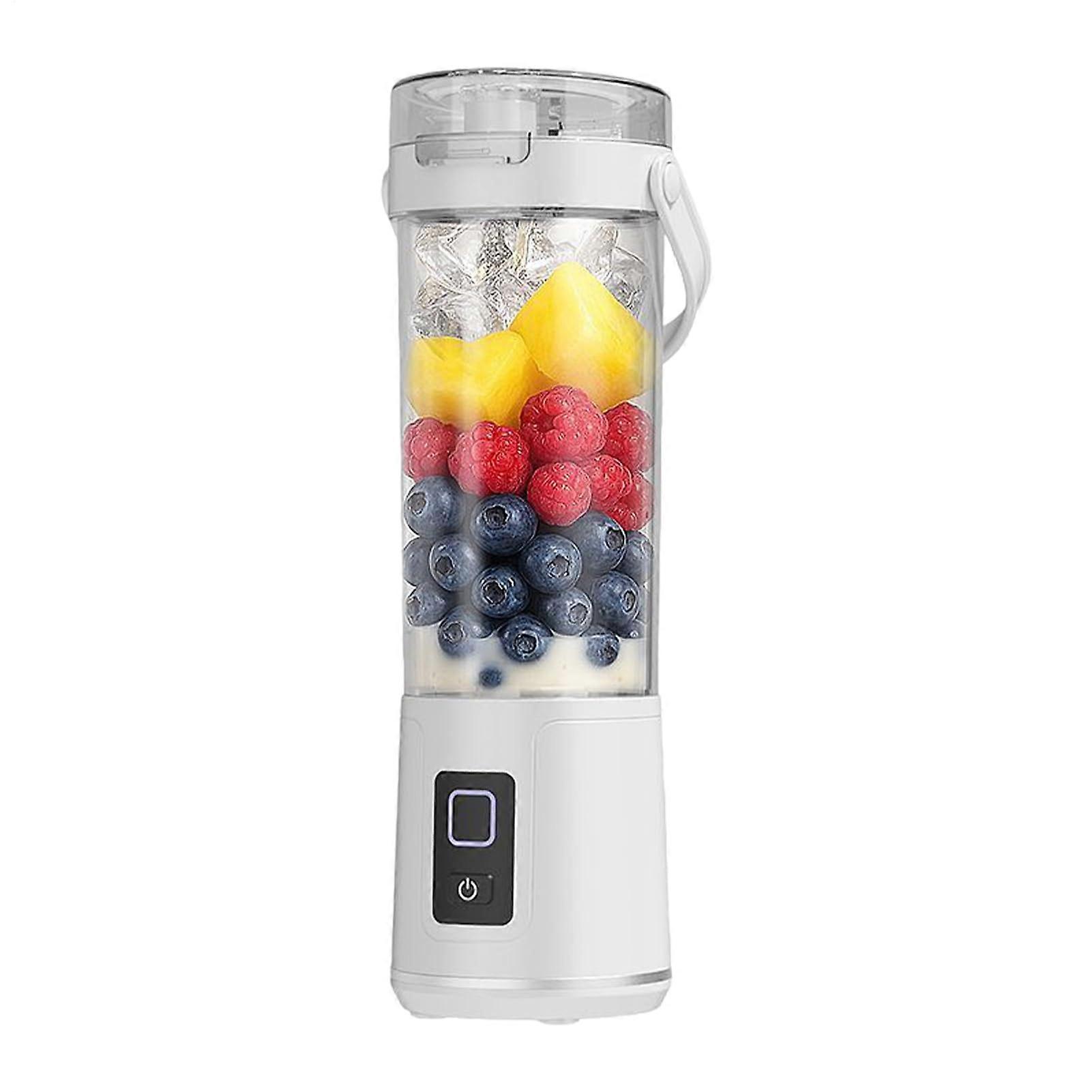 Portable Blender 600ml, Cordless Rechargeable Juice Blender With Pouring Spout And LeakProof Lid For Travel