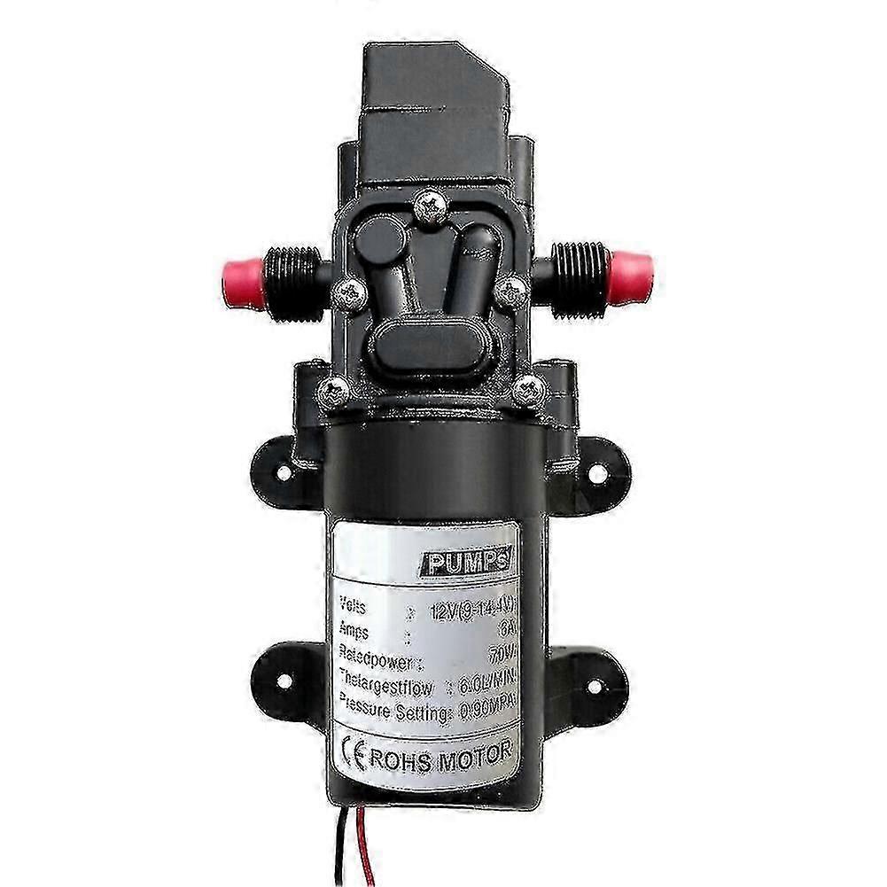 Pompe à eau électrique à membrane auto-amorçante 1/2 pouce 12 V 70 W à double filetage externe XXF HwySH