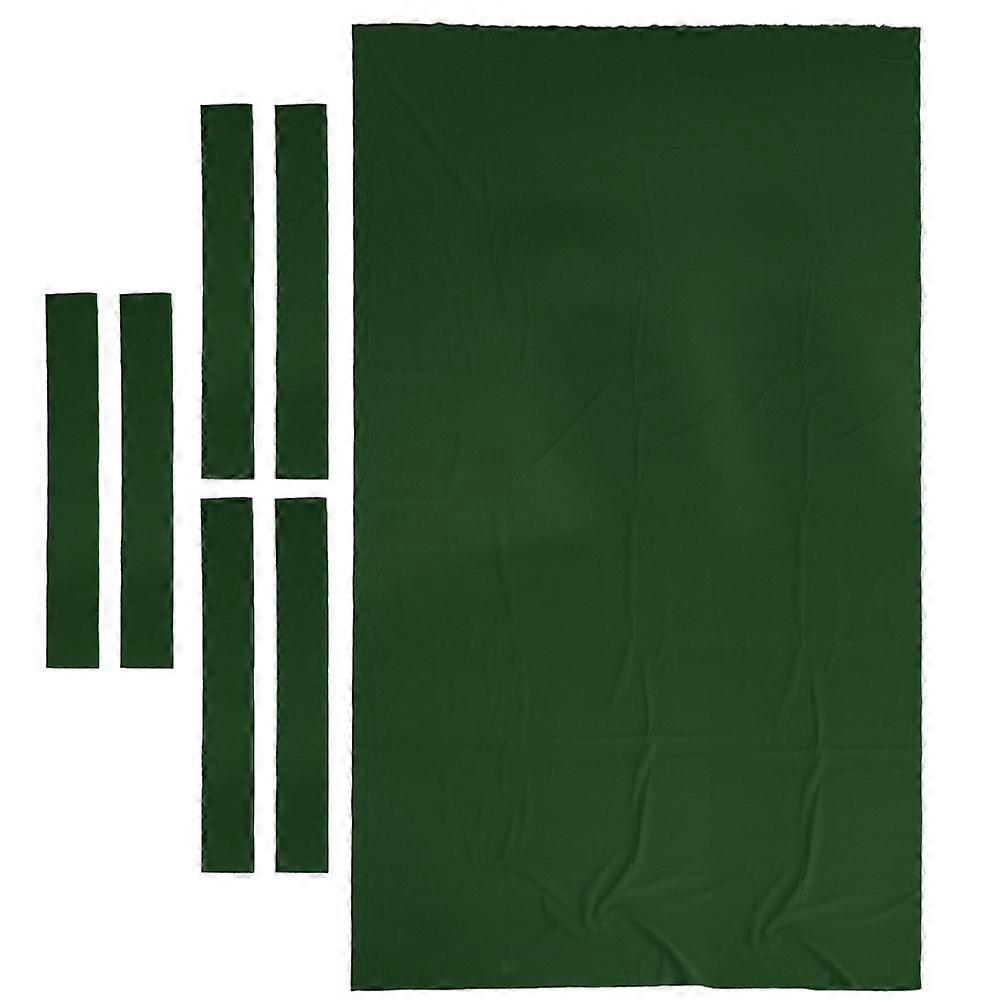 Table de billard en feutre 9ft Table de billard en feutre avec rail de coussin vert