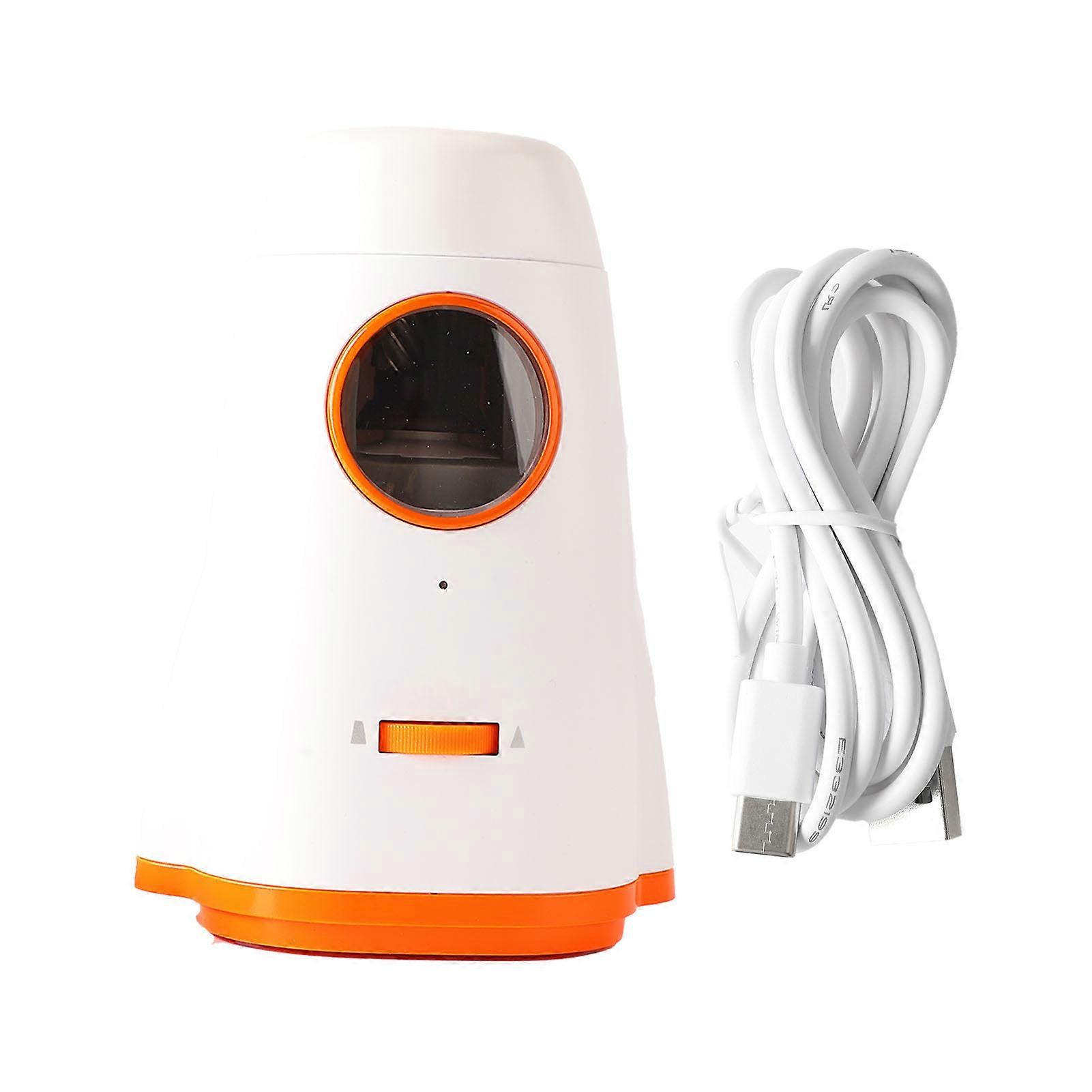 Electric Pencil Sharpener USB Rechargeable Full Automatic High Speed 1200mAh Battery for School Office Home Use White