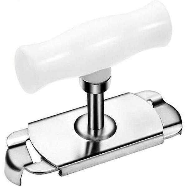 Abrelatas, Abrelatas ajustable de acero inoxidable, Abrelatas manual multifuncional para personas con poca fuerza en las manos o personas mayores con 