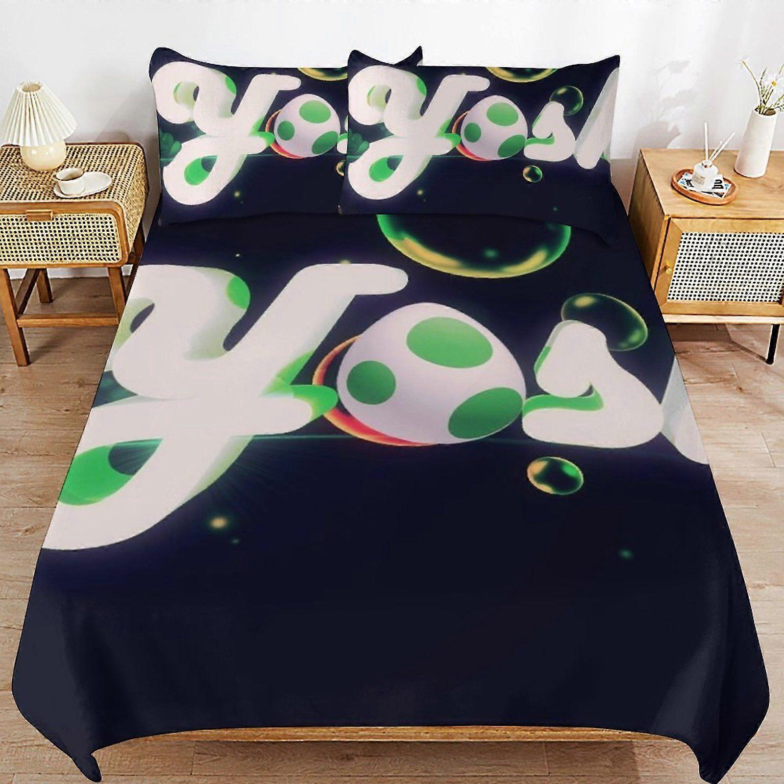x29 Yoshi Simple Function Soft Fabric Quick Wash Long Lasting Duvet Cover Sets for Daily Comfort k29