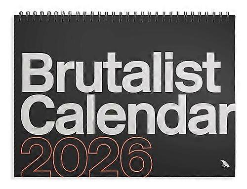 Brutalist Calendar 2026 Calendar Book