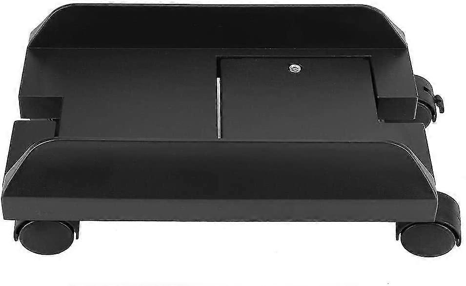 Anti-slip Adjustable Width Computer Case Bracket Locking Swivel Pulley For Tower Style Main Office