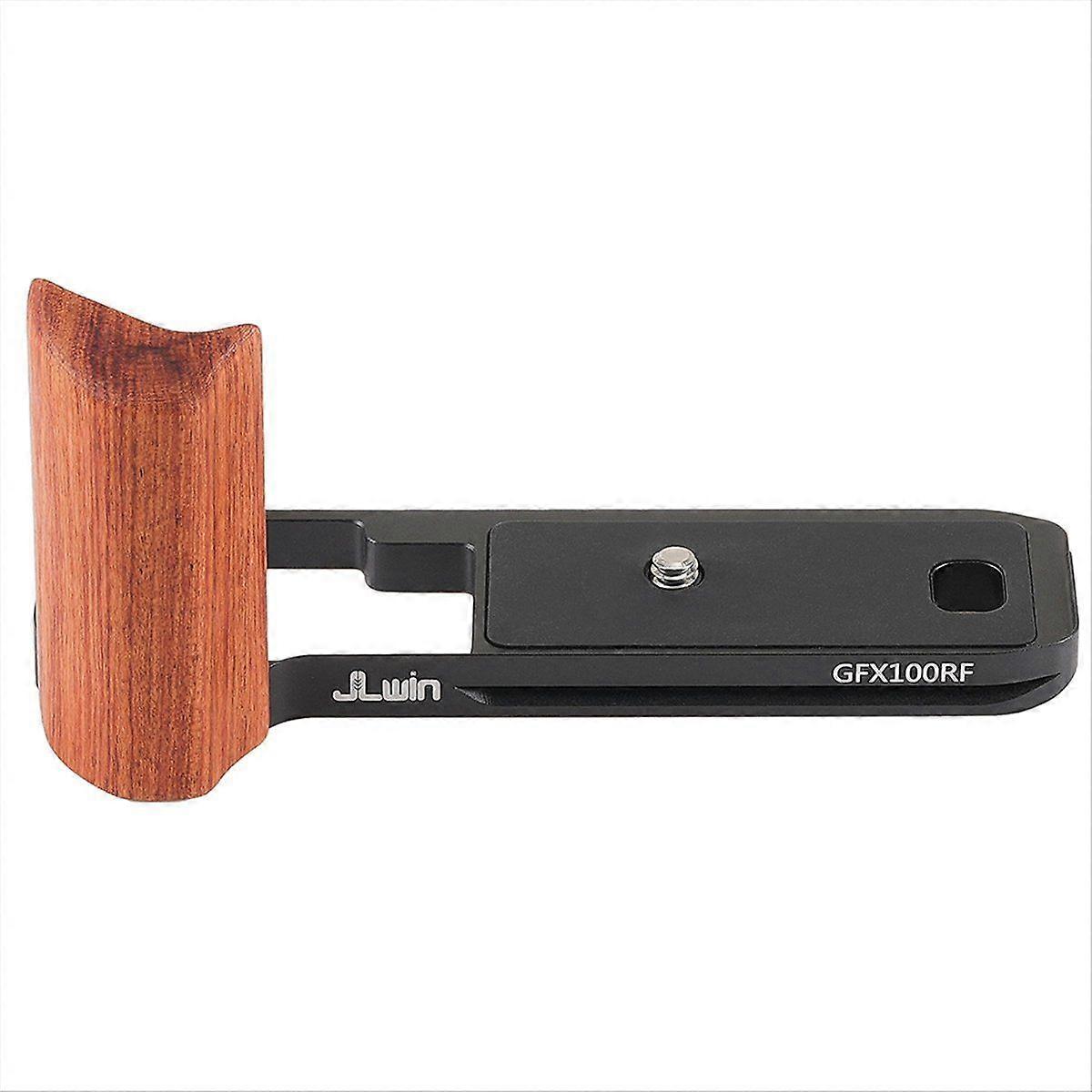 for 100RF Camera Vertical Wooden Quick Release L Plate Holder Hand Grip Camera Tripod Quick Releas