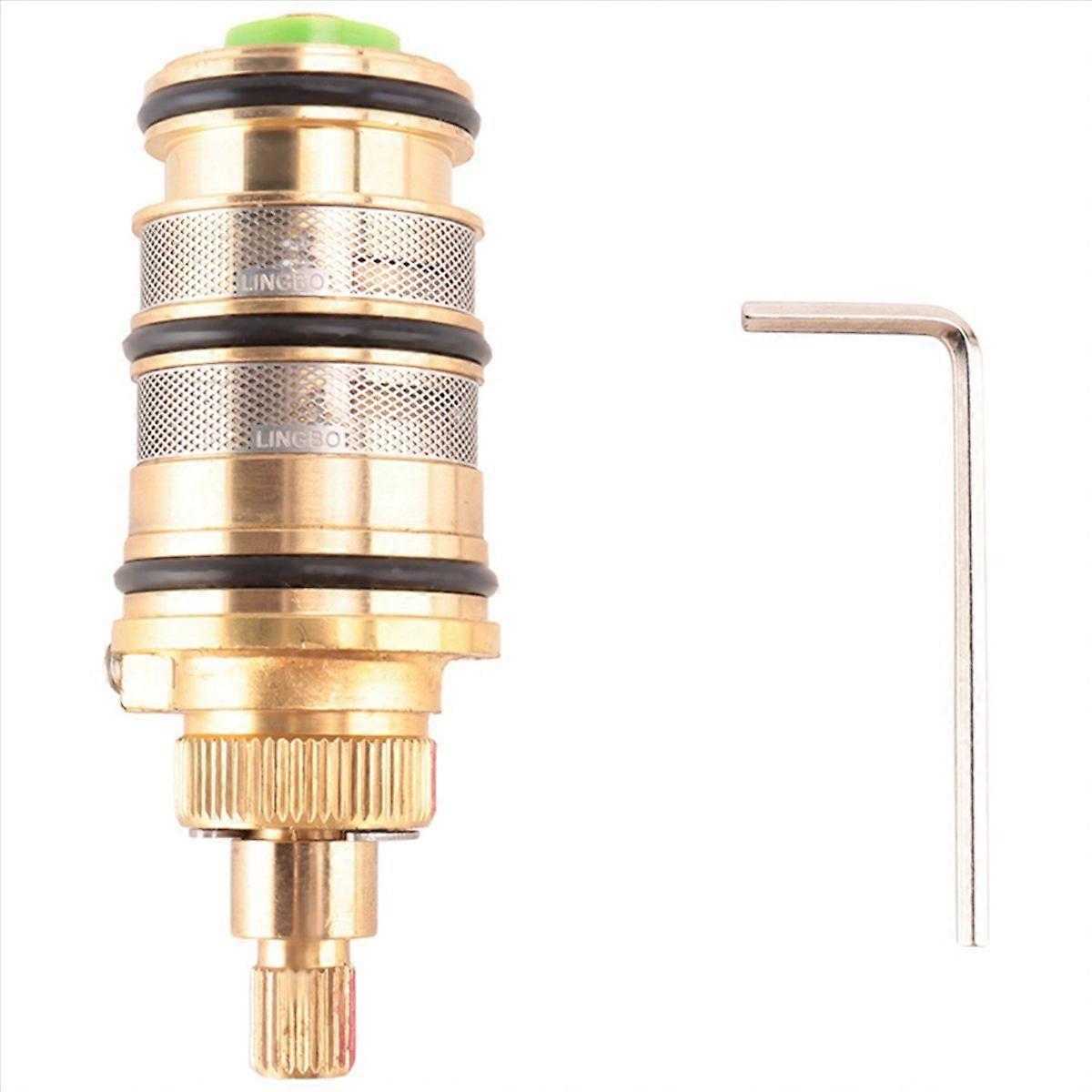 ترموستات حمام نحاسي مع مقبض لصمام الخلط