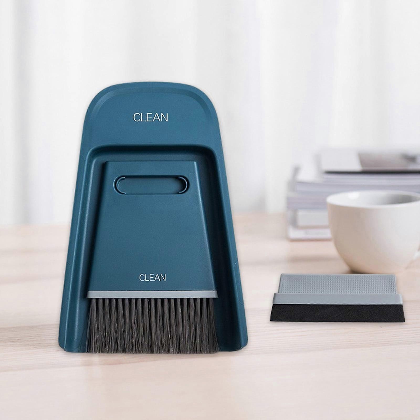 YANHAIGONG Soft Cleaning Brush Set, Mini Household Brush & Dustpan for Desktop, Compatible with Small Spaces