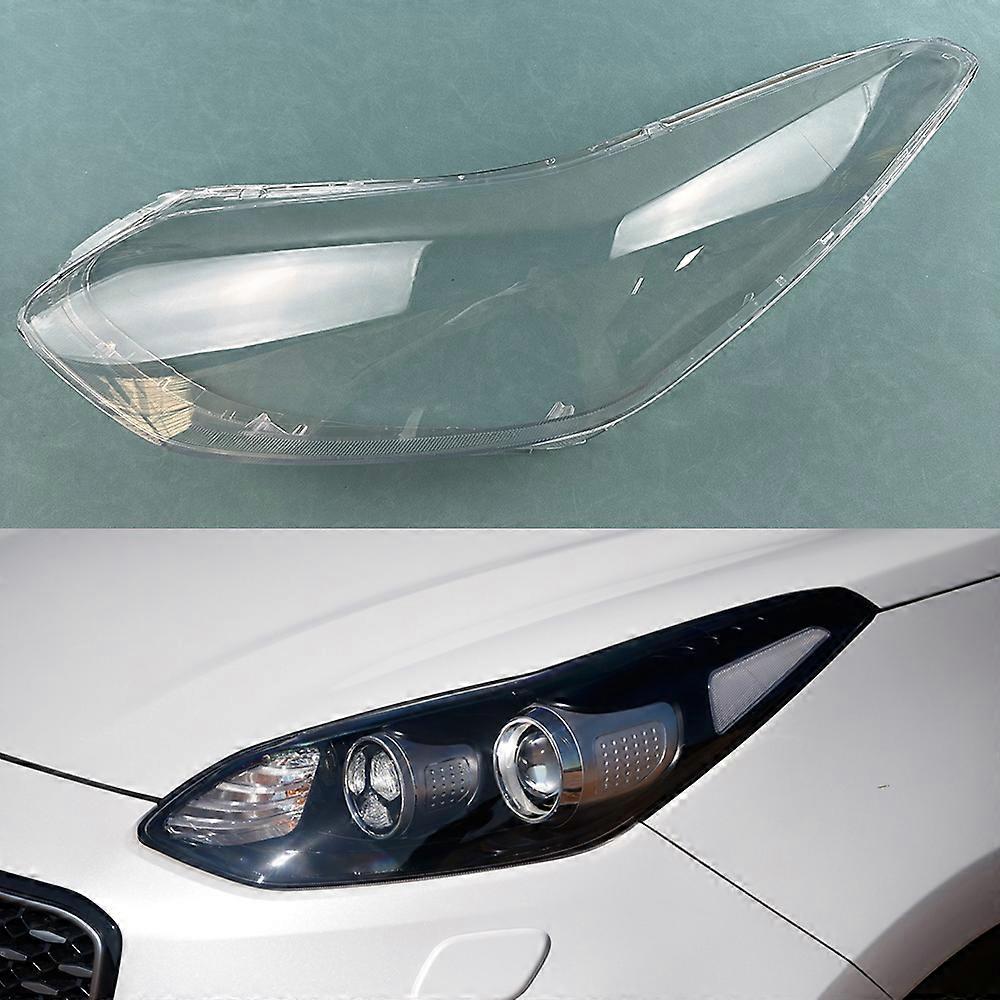 For Kia KX5 2016 2017 2018 Headlamp Transparent Cover Lampcover Headlight Shell Lens Replace Original Lampshade Plexiglass