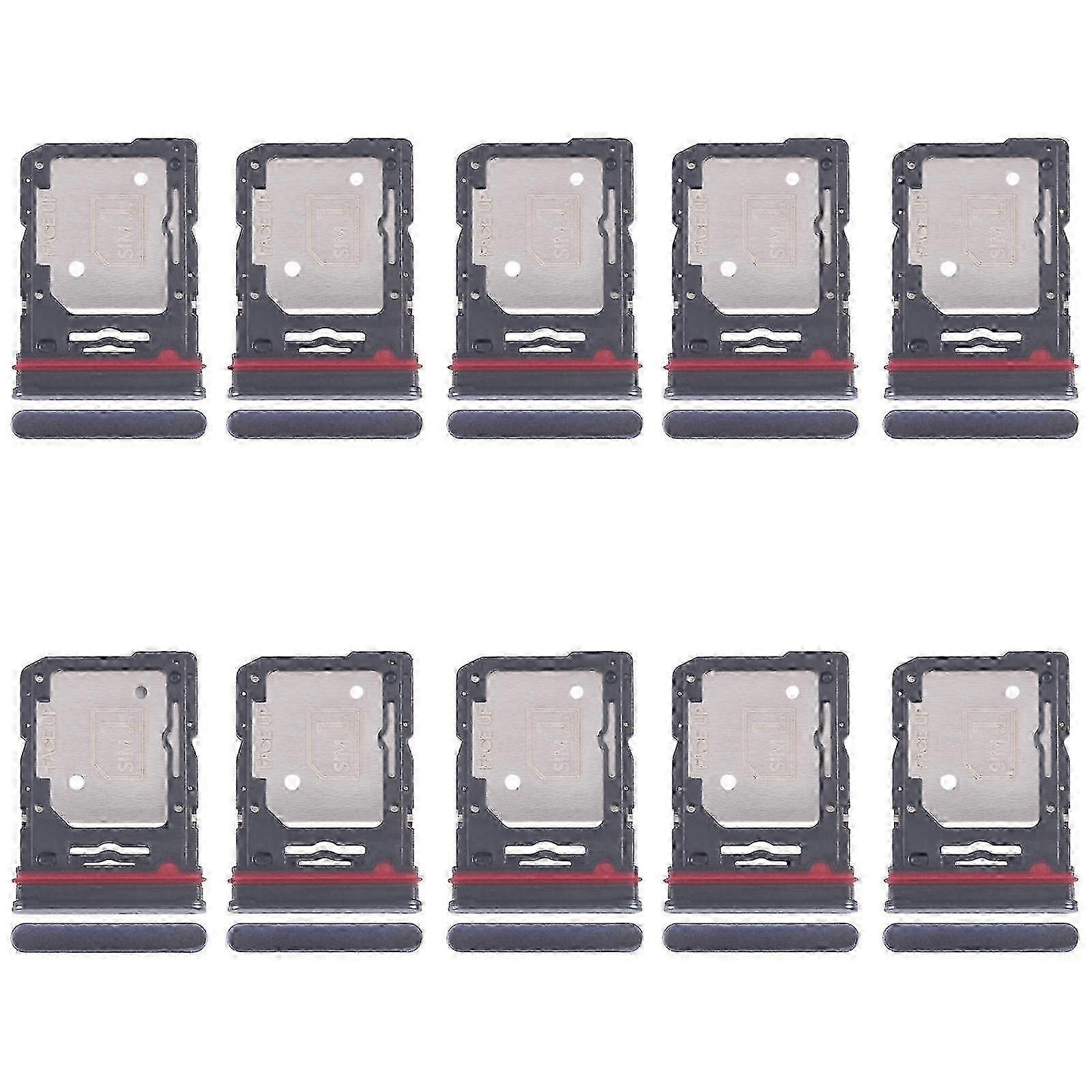 For Motorola Edge 60 Fusion 10pcs COMPATIBLE SIM Card Tray + SIM Card Tray / Micro SD Card Tray