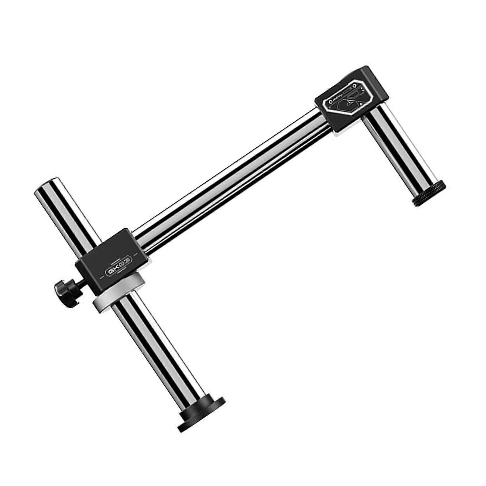 Precisions Double Arm Boom Stand Microscope Articulating Arm Stand With Smooth Focusing Mechanism Clamps Base Multicolor