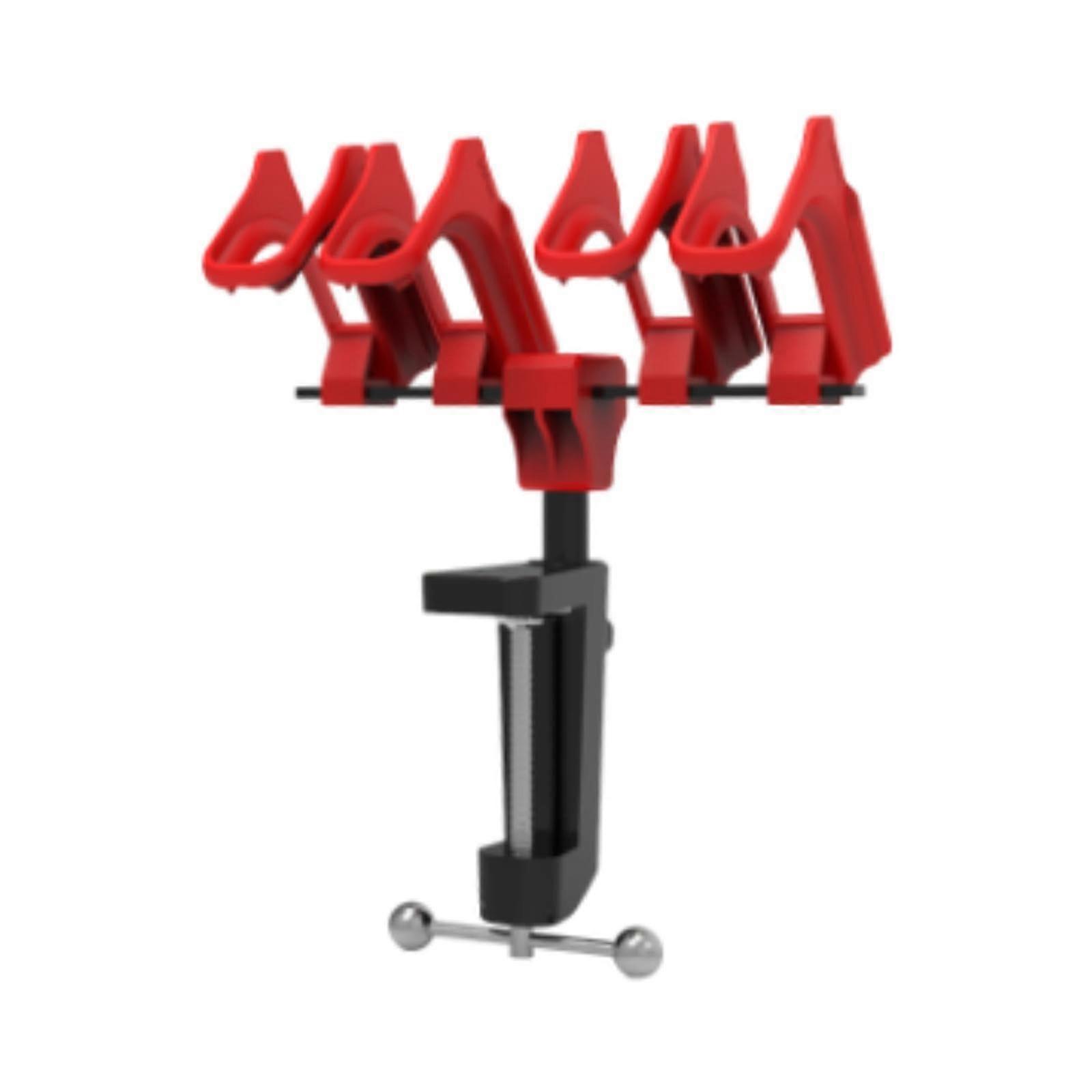 Quick Release Tool Holder Rack with Adjustable Mount for Workspace Organization and Easy Assembly