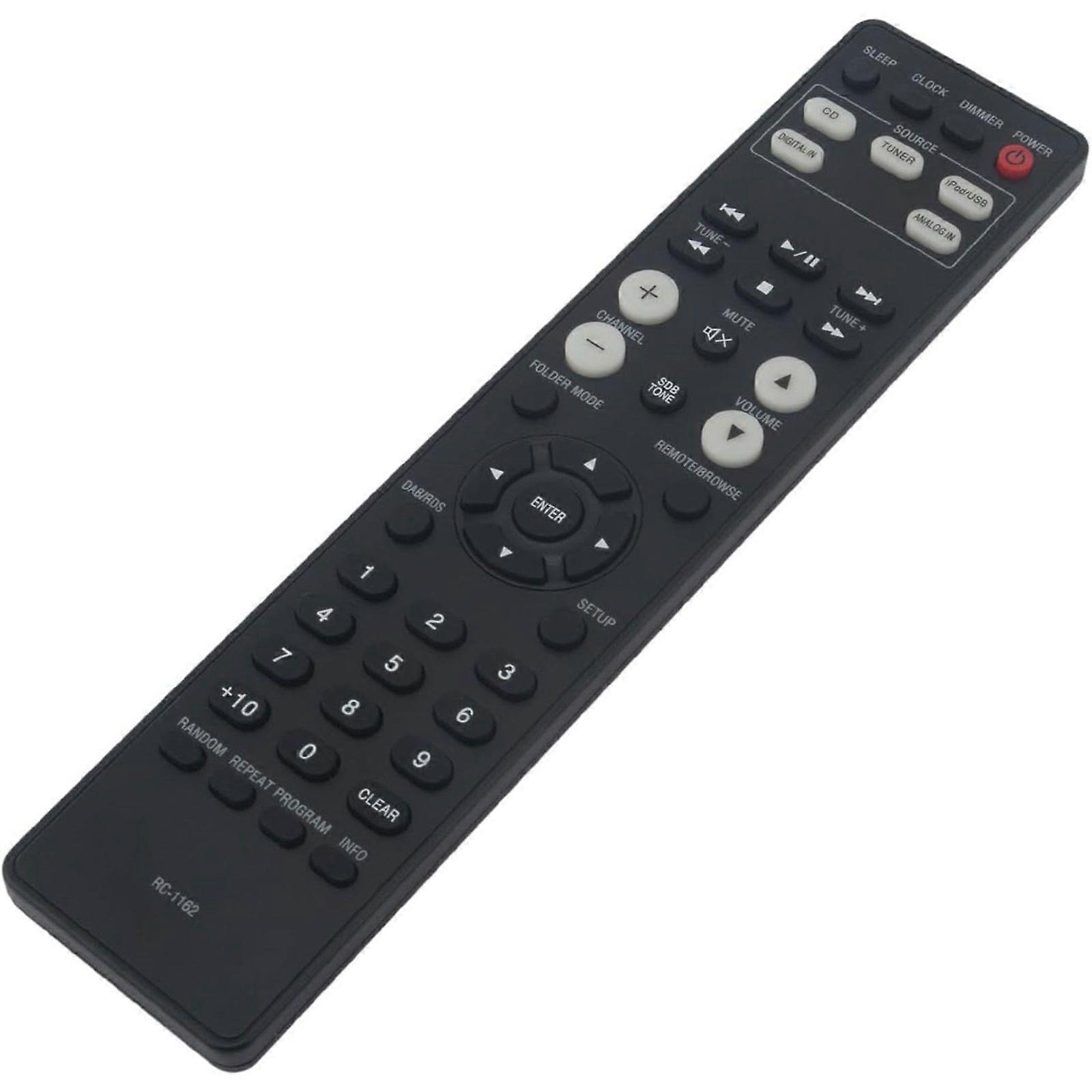 Replace Remote RC-1162 RC1162 Compatible with Denon CD Receiver RCD-M39 RCD-M39DAB RCDM39DAB
