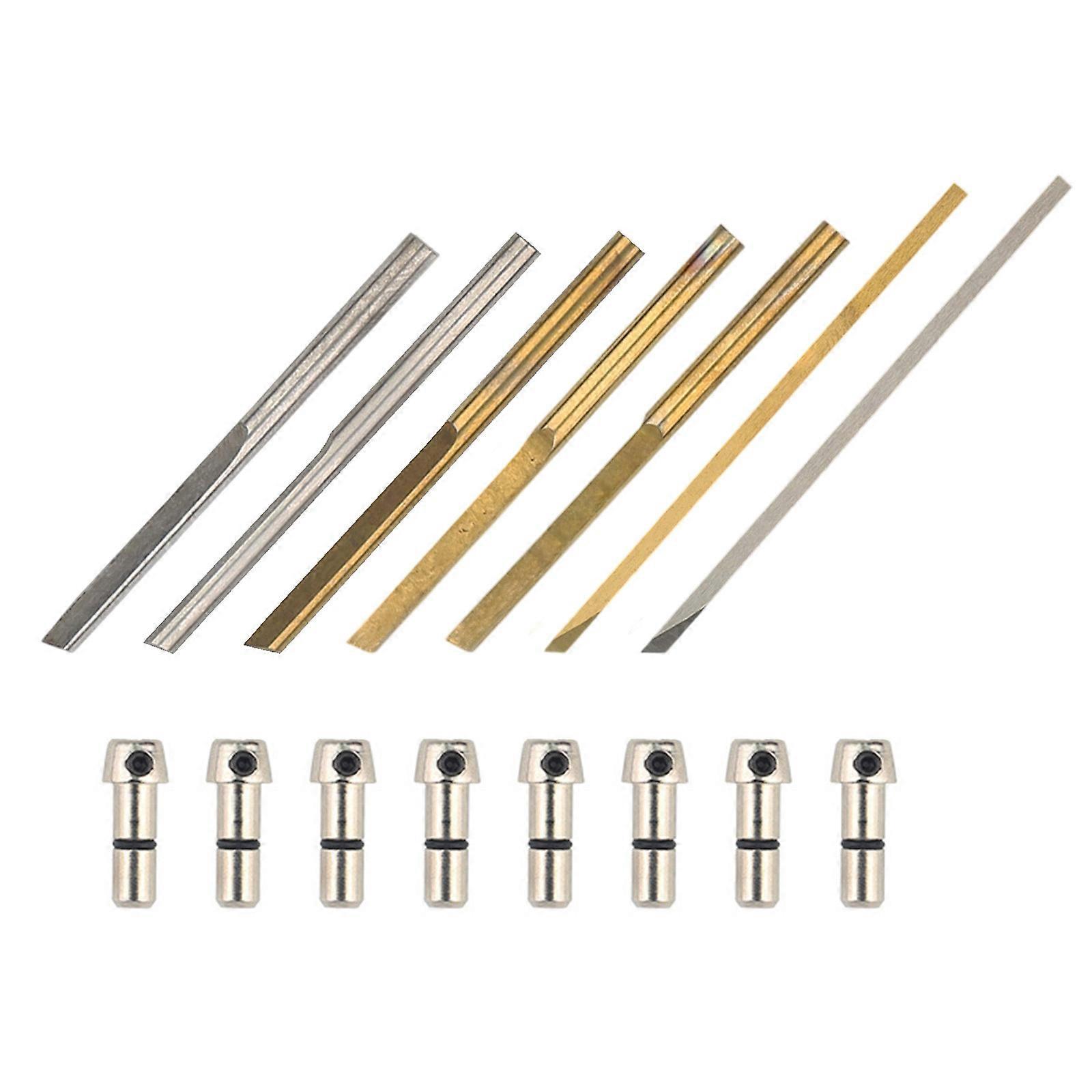 High Precisions Metal Carving Graver Tool Practical Pneumatic Engraving Machines Accessories Replacement Cutting Bits Multicolor