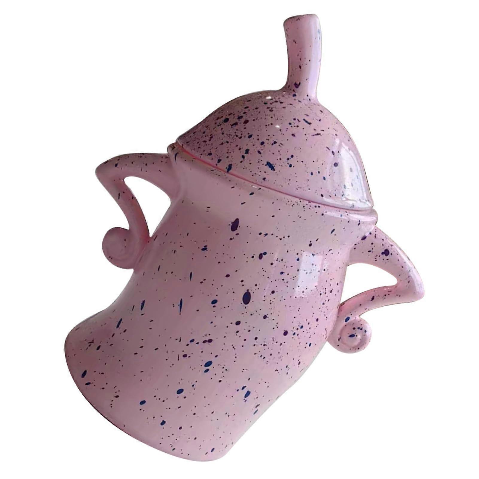 Food Canisters, Drop Resistant Fashions Easy to Store Teapot with Attitude Multi Purpose with Lids for Christmas (Red)