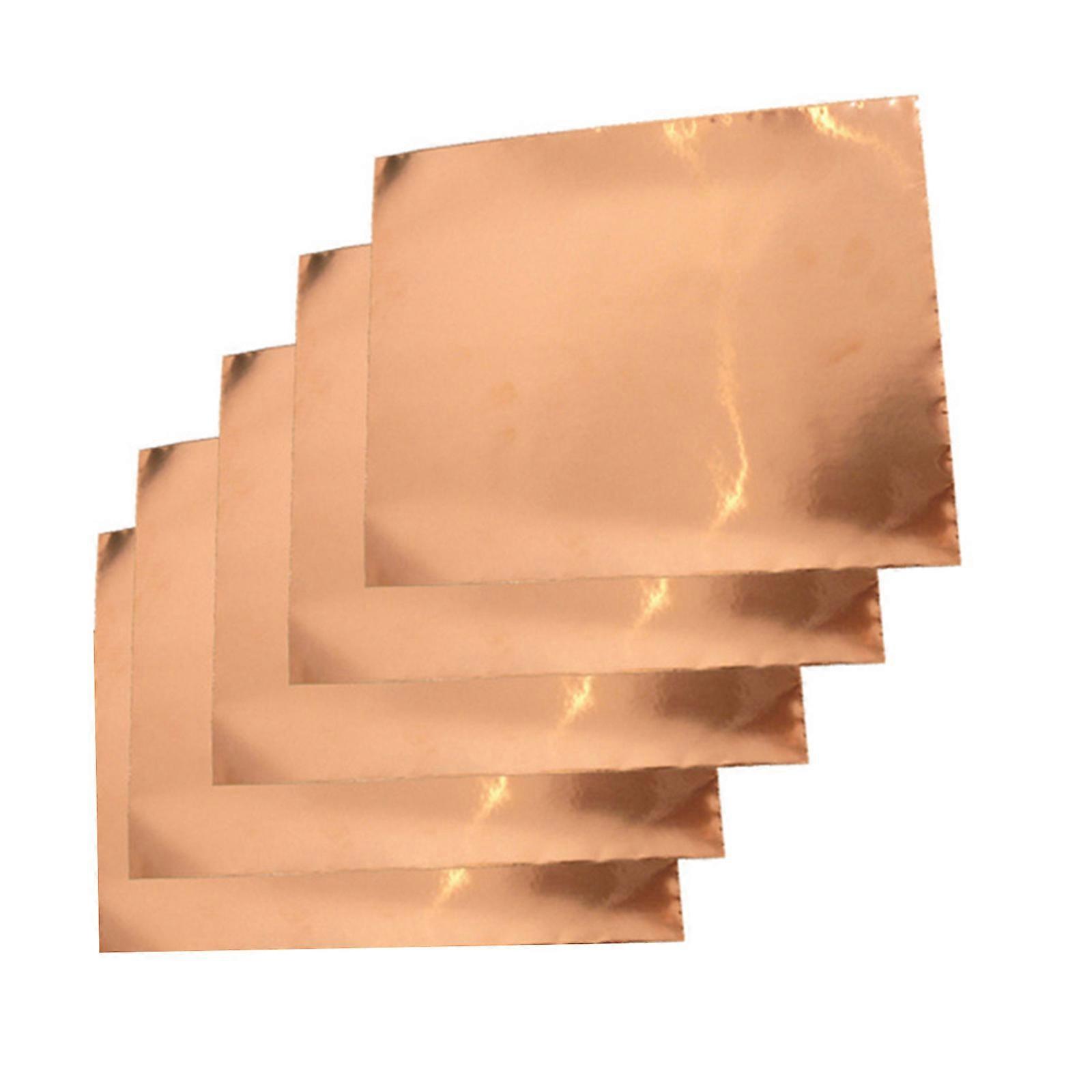 5st Enkelsidig ledande koppartejp Elgitarr kopparfolietejp självhäftande gitarr kopparskärmningstejp s