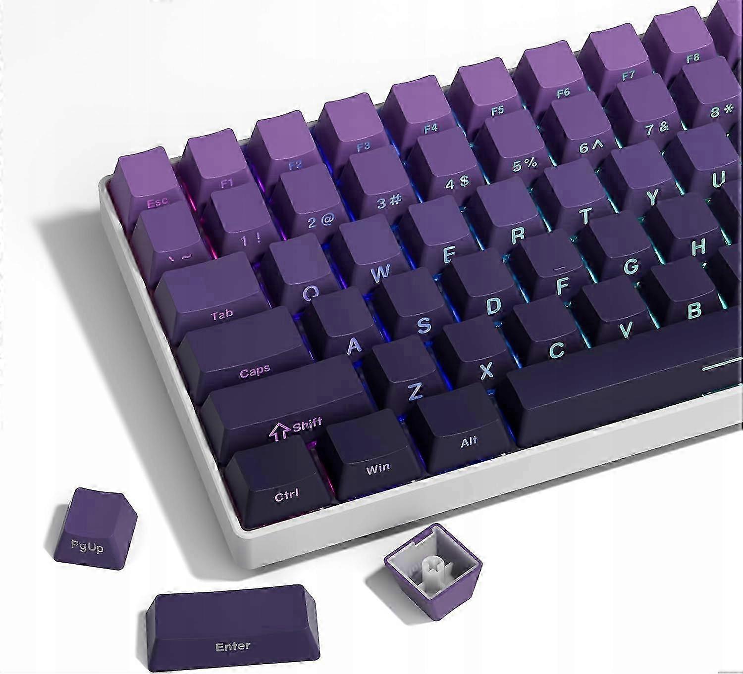 Shine Through Keycaps Mechanical Keyboard