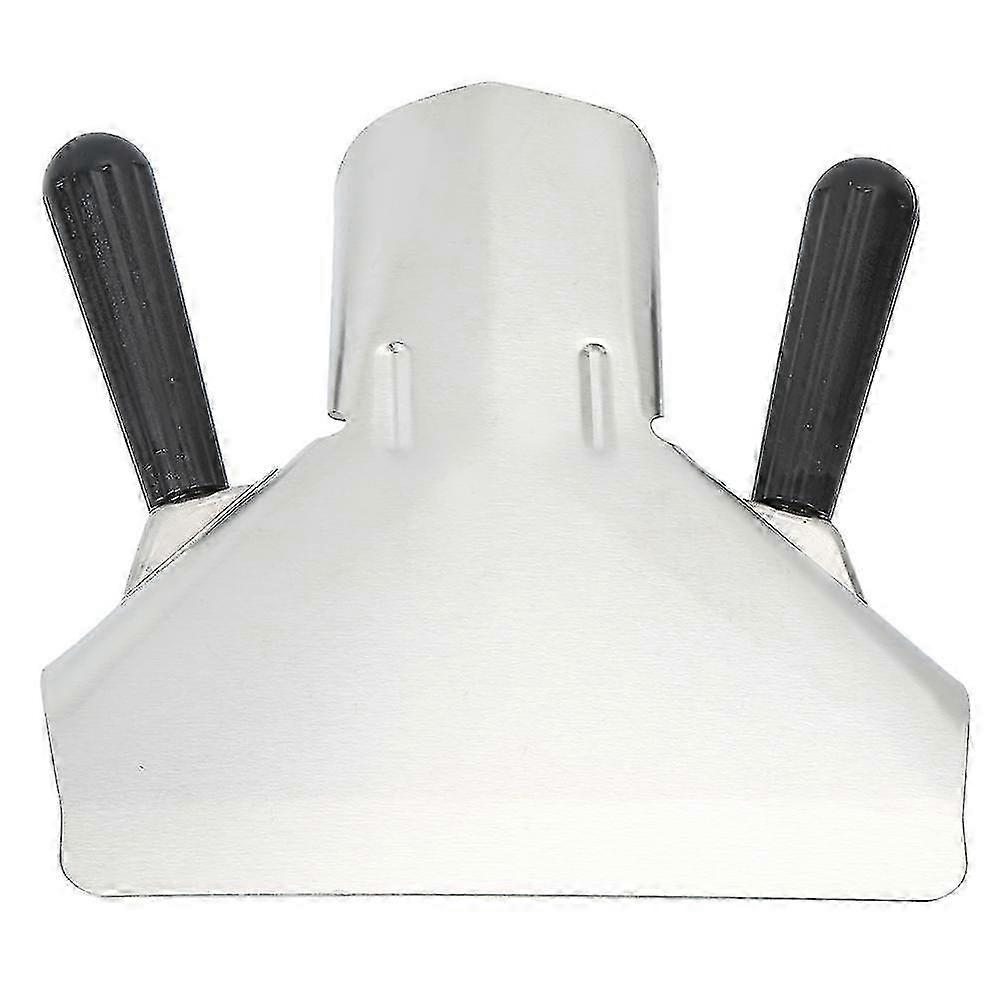 Pelle en acier inoxydable à double poignée à usage commercial pour les chips de maïs soufflé