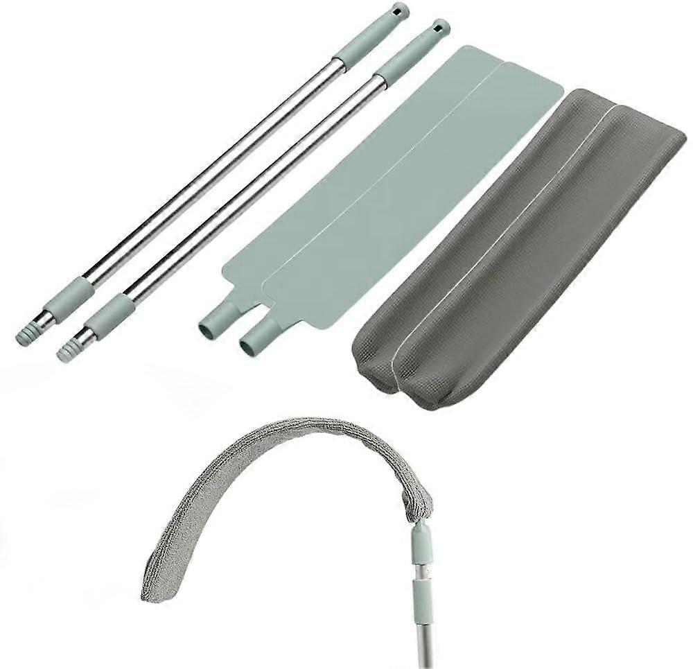 Retractable Extendable Duster with Bendable Washable Head for  Ceiling Fan Cleaning, 2 Pack