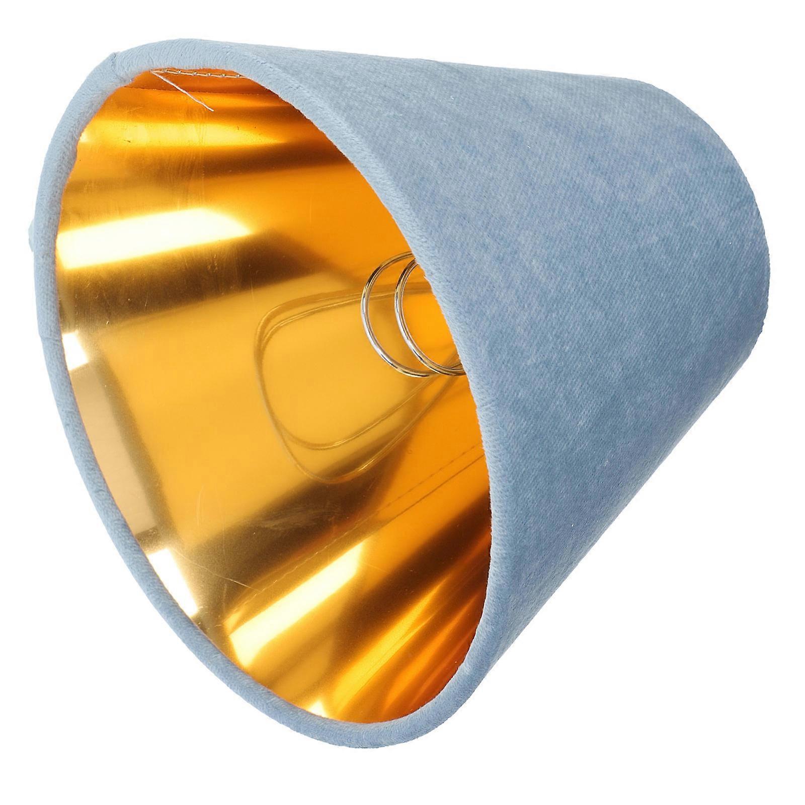 Blue Cloth Art Decorative Lampshade for Table Light E27 Light Cover