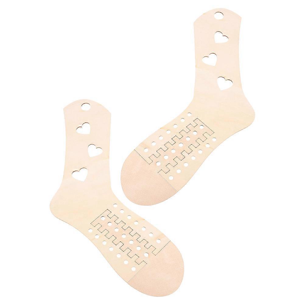 Wooden Sock Blockers Sock Display Storage Solution Adjustable Length Crafting Tool For Knitters 3300X2000X040cm 2Pack
