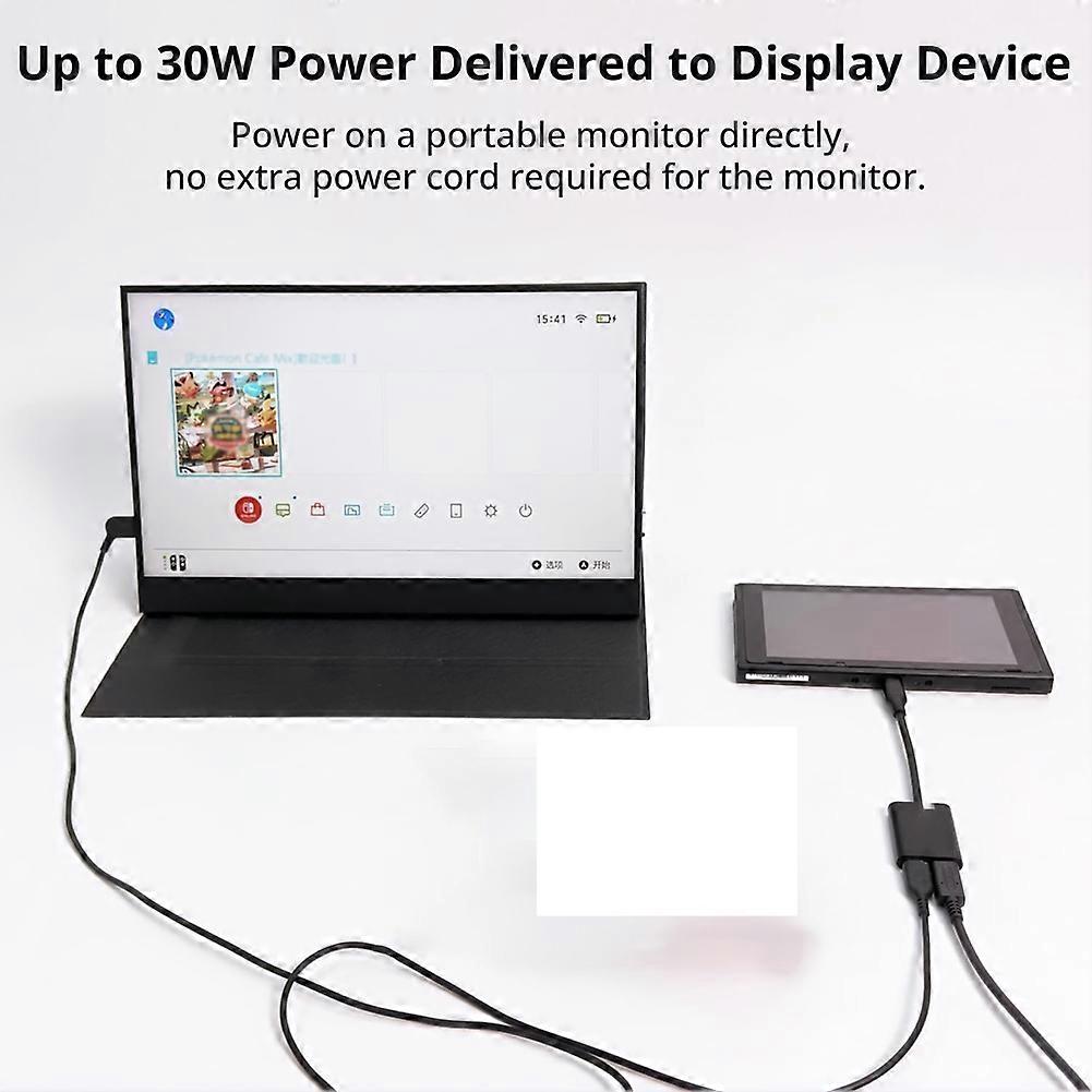 AR Glasses Adapter,USB C to AR Glasses,for Switch 1,Steam Deck,ROG Ally and Supports for Rokid/XREAL/Viture AR Glasses