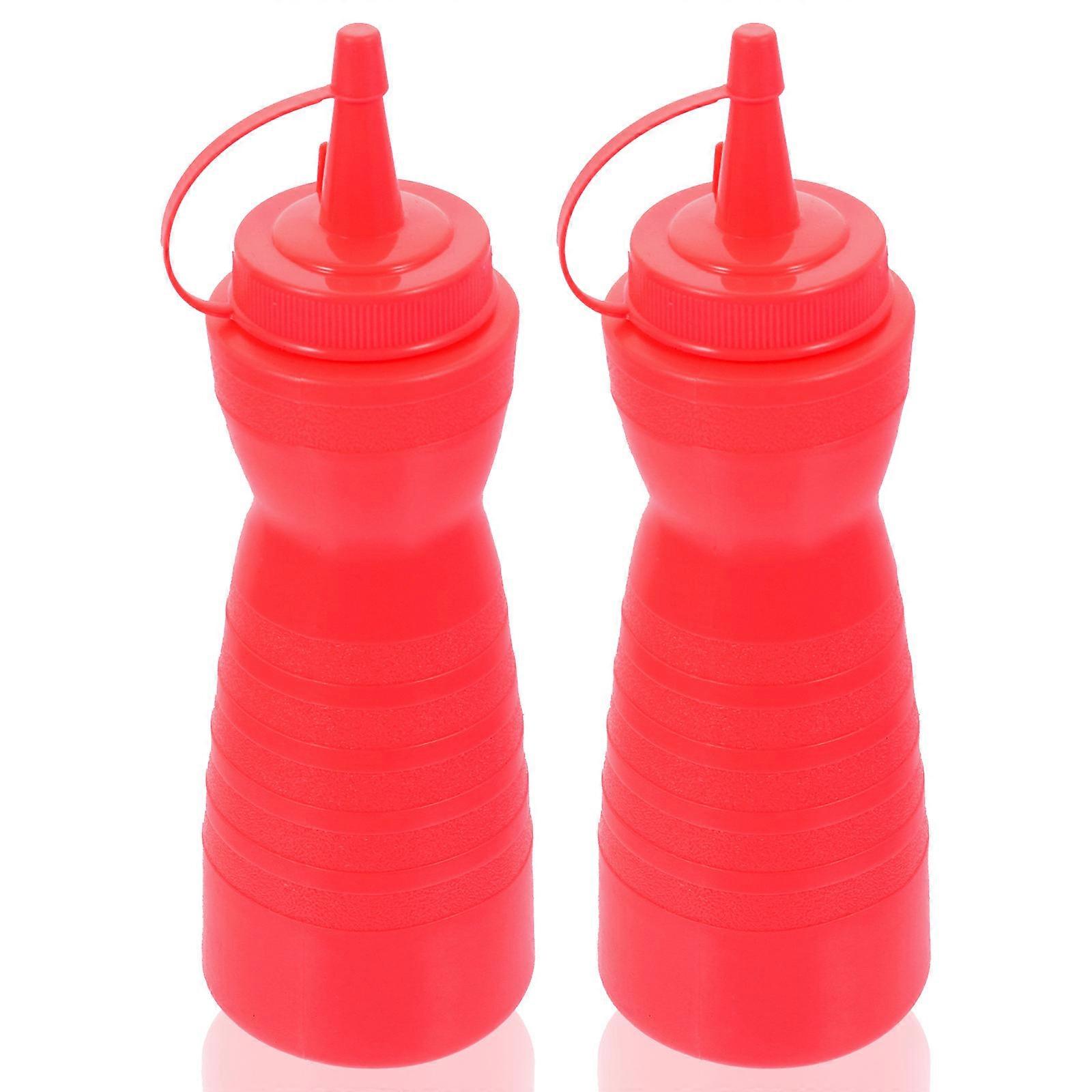 Sauce Squeeze Bottle Condiment Squeeze Container for Ketchup 8Pcs