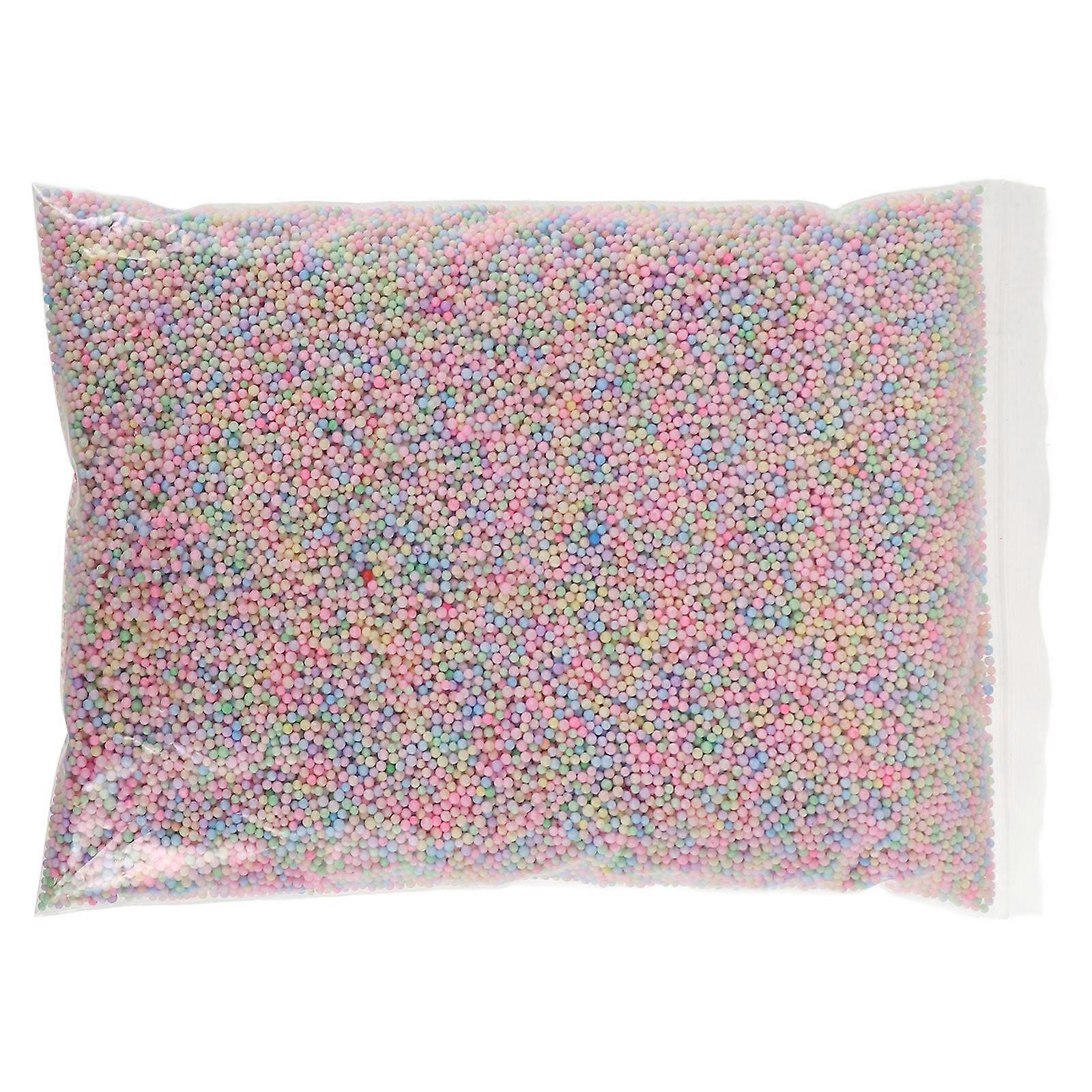Polystyrene Foam Beads Colorful Balls for DIY Craft Use 50 Gram Set