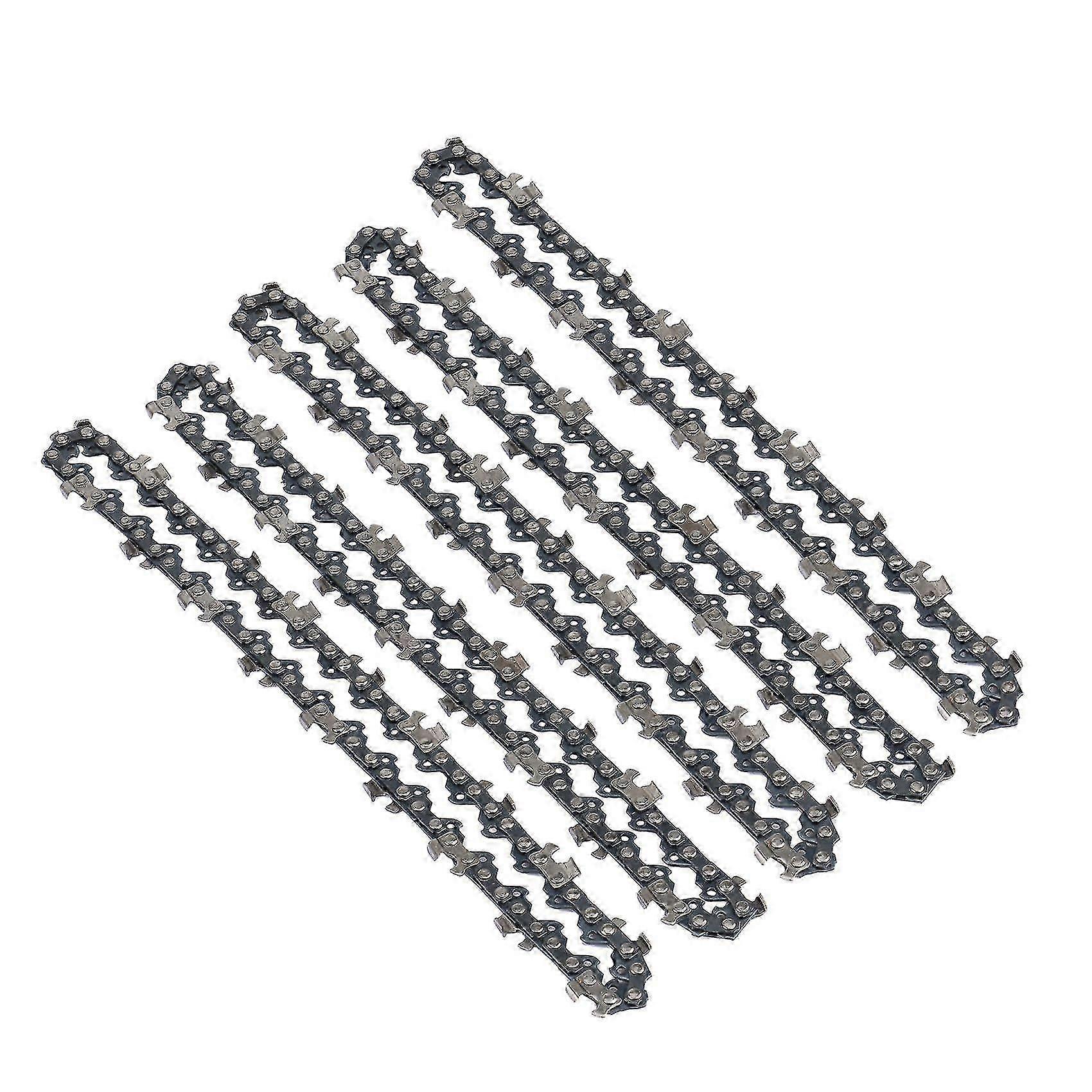 Portable 6 Inch Chainsaw Chain Replacement - 5pcs Mini Chainsaw Chain Guide Saw Chain