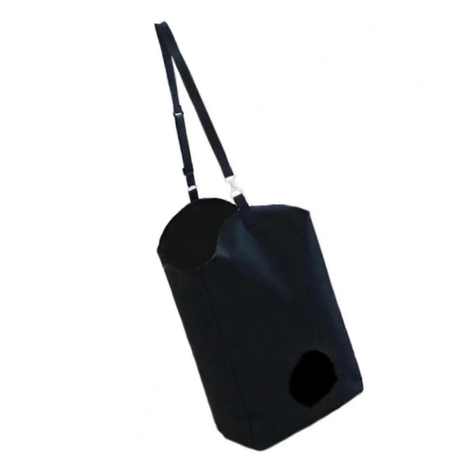Horse Feed Bag With Adjustable Strap Large Capacity Hay Storage Slow Feed Bucket Grains Bag For Horse