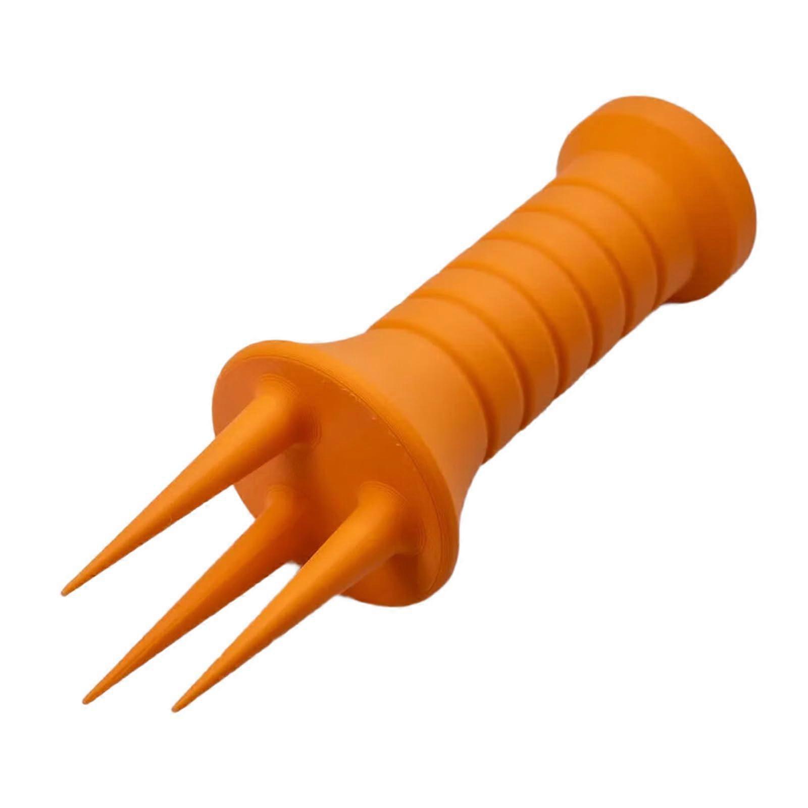 Garden Fork Manual Soil Aerator with Ergonomic Grip for Digging Weeding and Cultivation 5cmx5cmx15cm