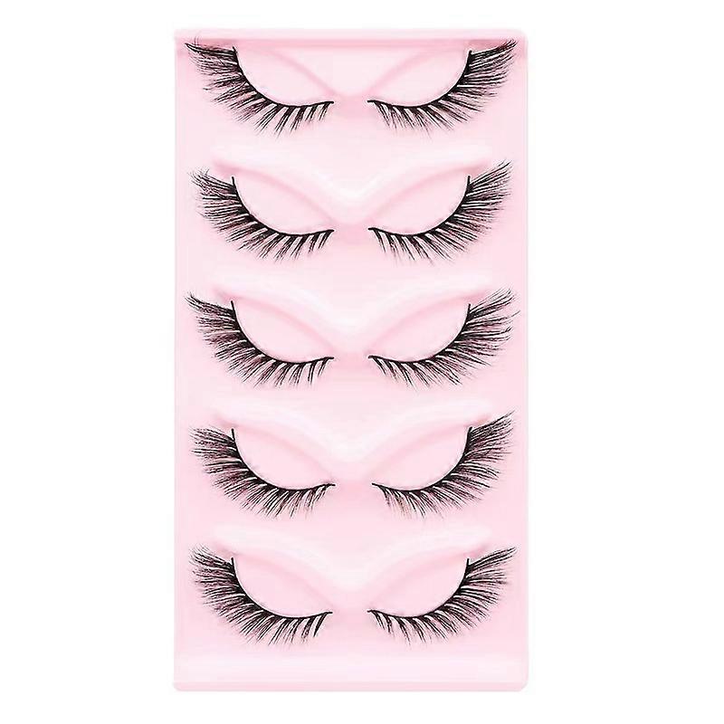 Fairy Lash Clcomters Natural Look Manga Eyelash Clcomters Wispy D-Curly Clcomter Eyelash Extensions 120 Pcs 8-16MM