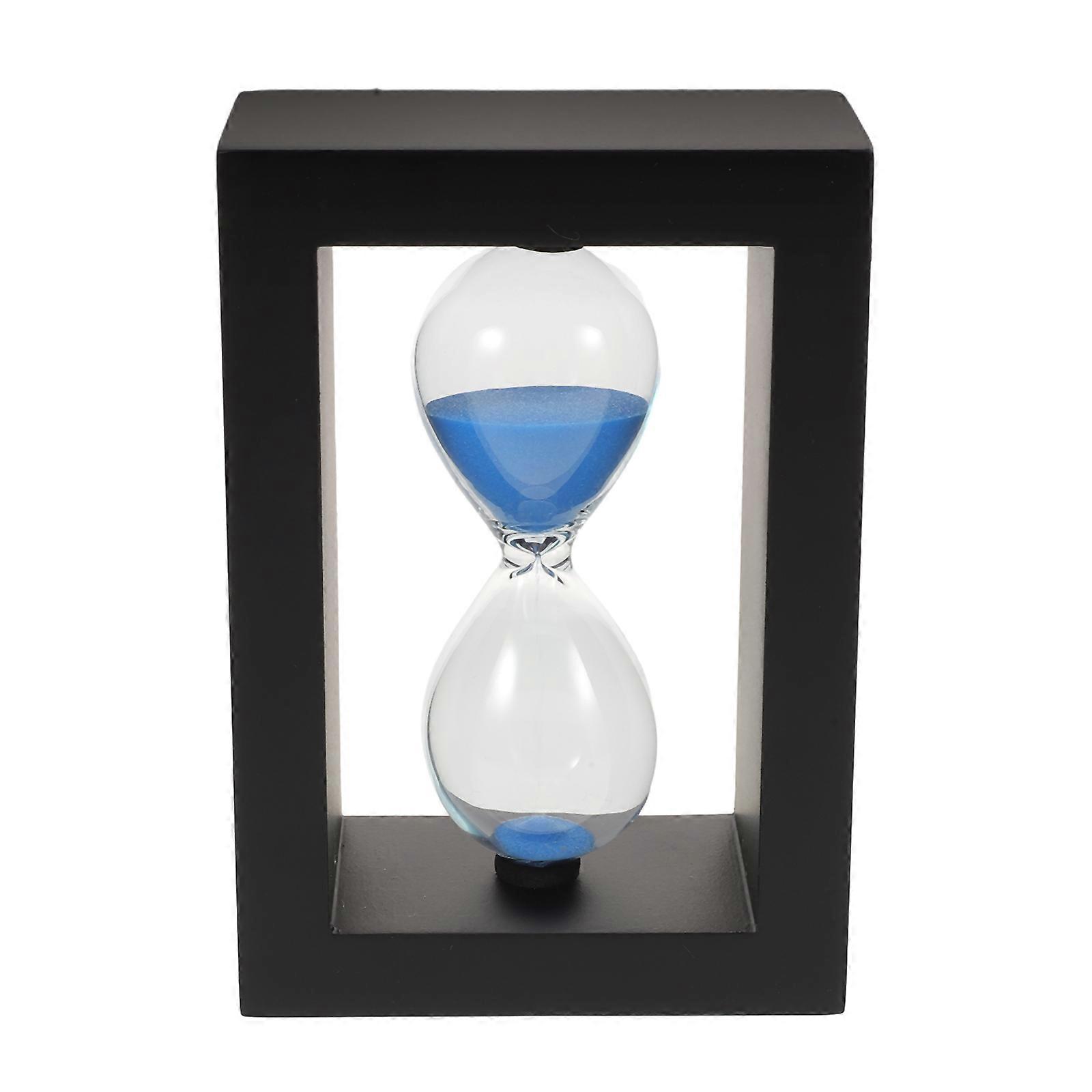 Rectangular Hourglass Sand Timer: 30 Minute Timer Ideal For Study Cooking Time Management Decoration In Various Settings 1Pcs