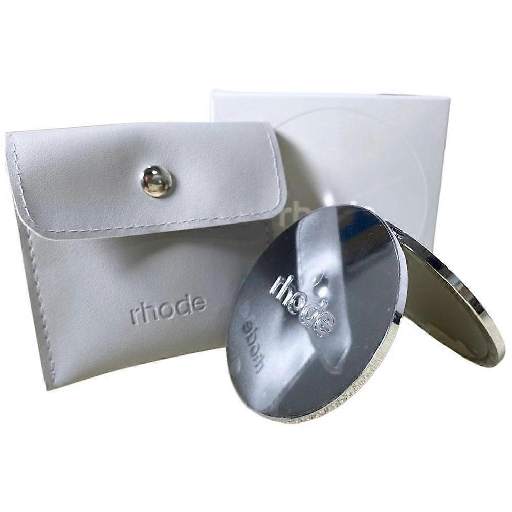 Ultra Thin Lightweight Double-Sided Portable Makeup Mirror with Magnifying and Regular HD Reflection