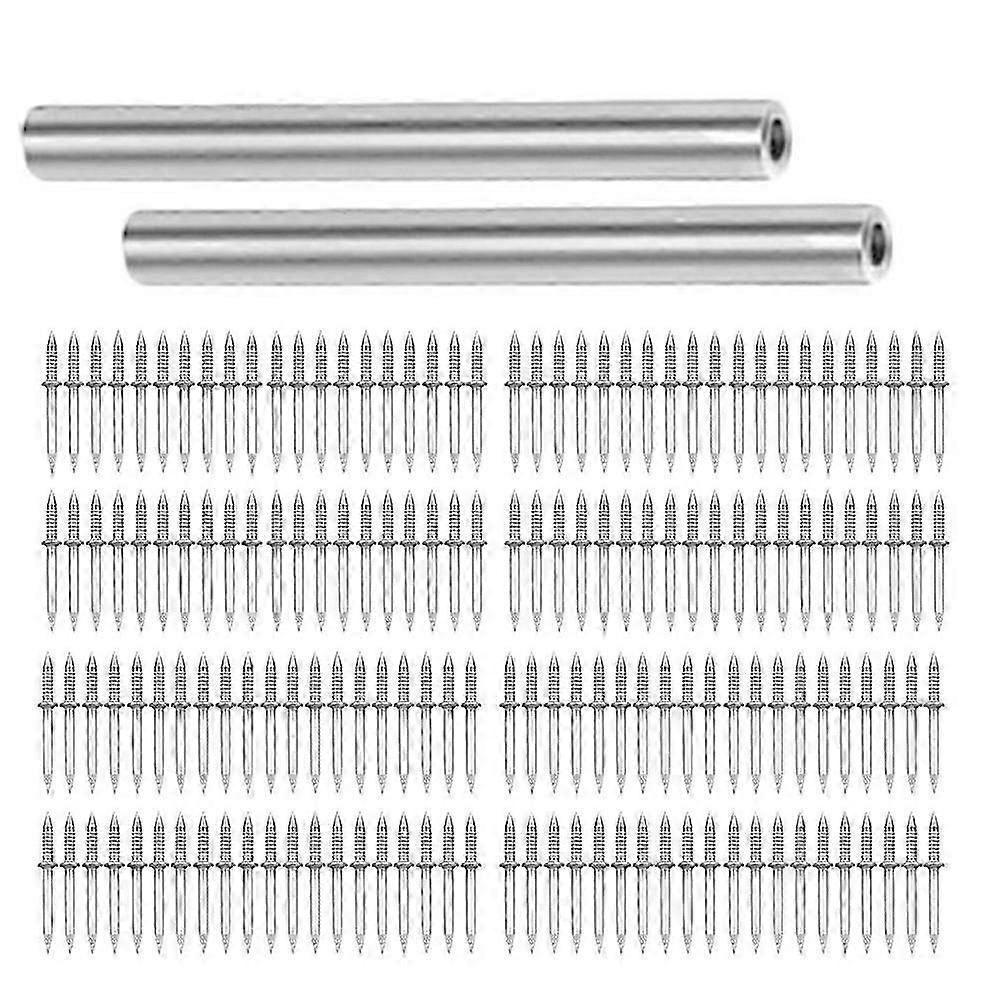 Double-Head Skirting Thread Seamless Nail Double-Headed