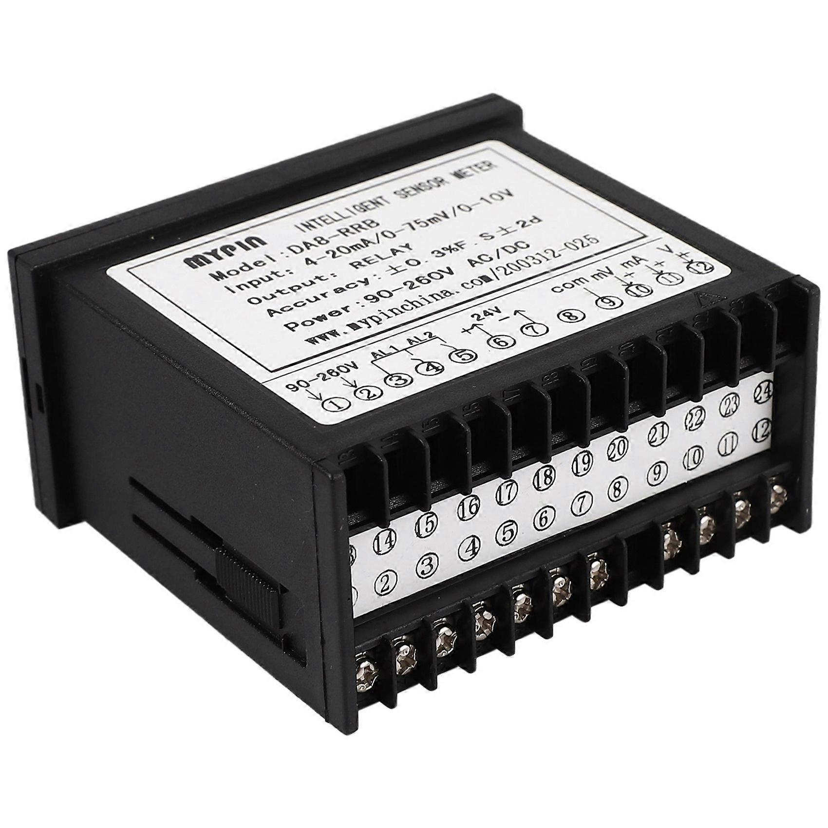 5X Mypin Digital Sensor Meter Multi-Functional Intelligent LED Display 0-75Mv/4-20Ma/0-10V 2 Relay Alarm Output Da8-Rrb