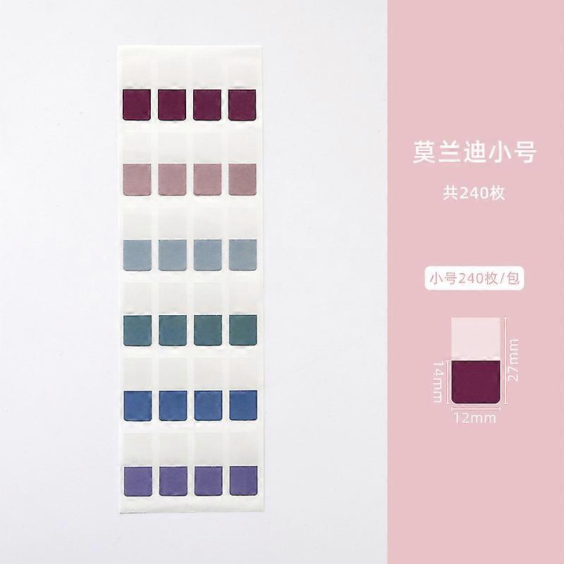 MOHAMM 240/120/60 PCS Multicolor Sticky Writable Repositionable Index Tabs Flags for Pages Book Markers Reading Notes