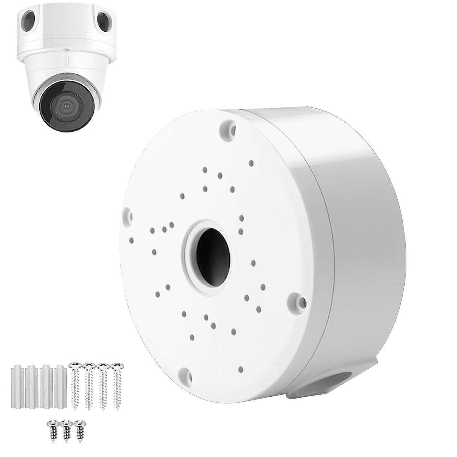 Universal Dome Security Camera Junction Box, Weatherproof Mount Base with Neat Cable Management