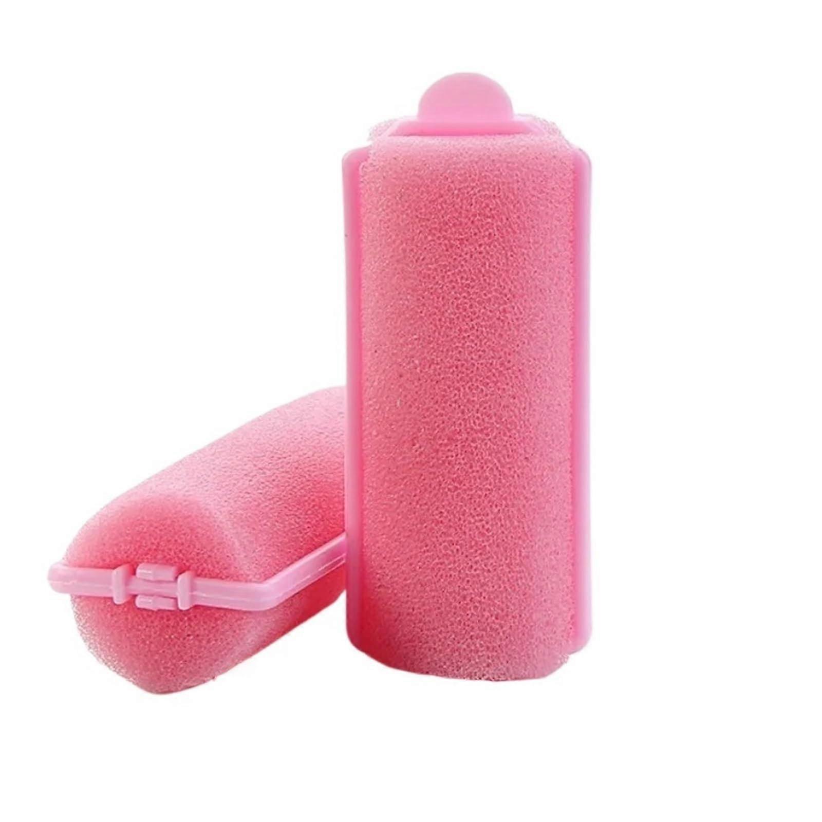 12pcs Heatless Hair Curlers Soft Foam Rollers for Overnight Curls and All Hair Types Red 3.6cm