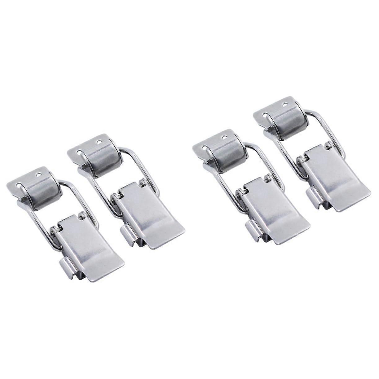 4pcs Heavy Duty Stainless Steel Toggle Latch Clamp, Adjustable SelfLocking Spring Loaded Lock