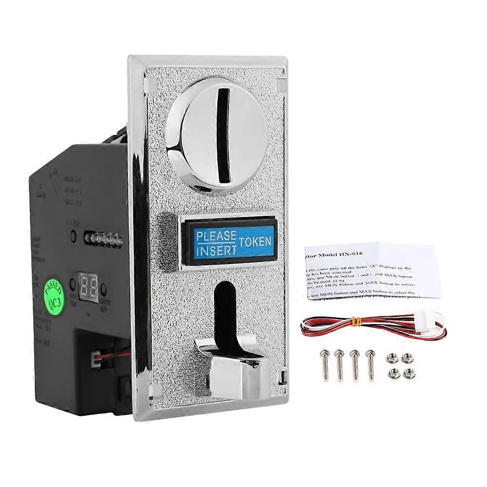 Accuracy Multi Coin Acceptor with AntiPhishing for Vending and Arcade Game Machines