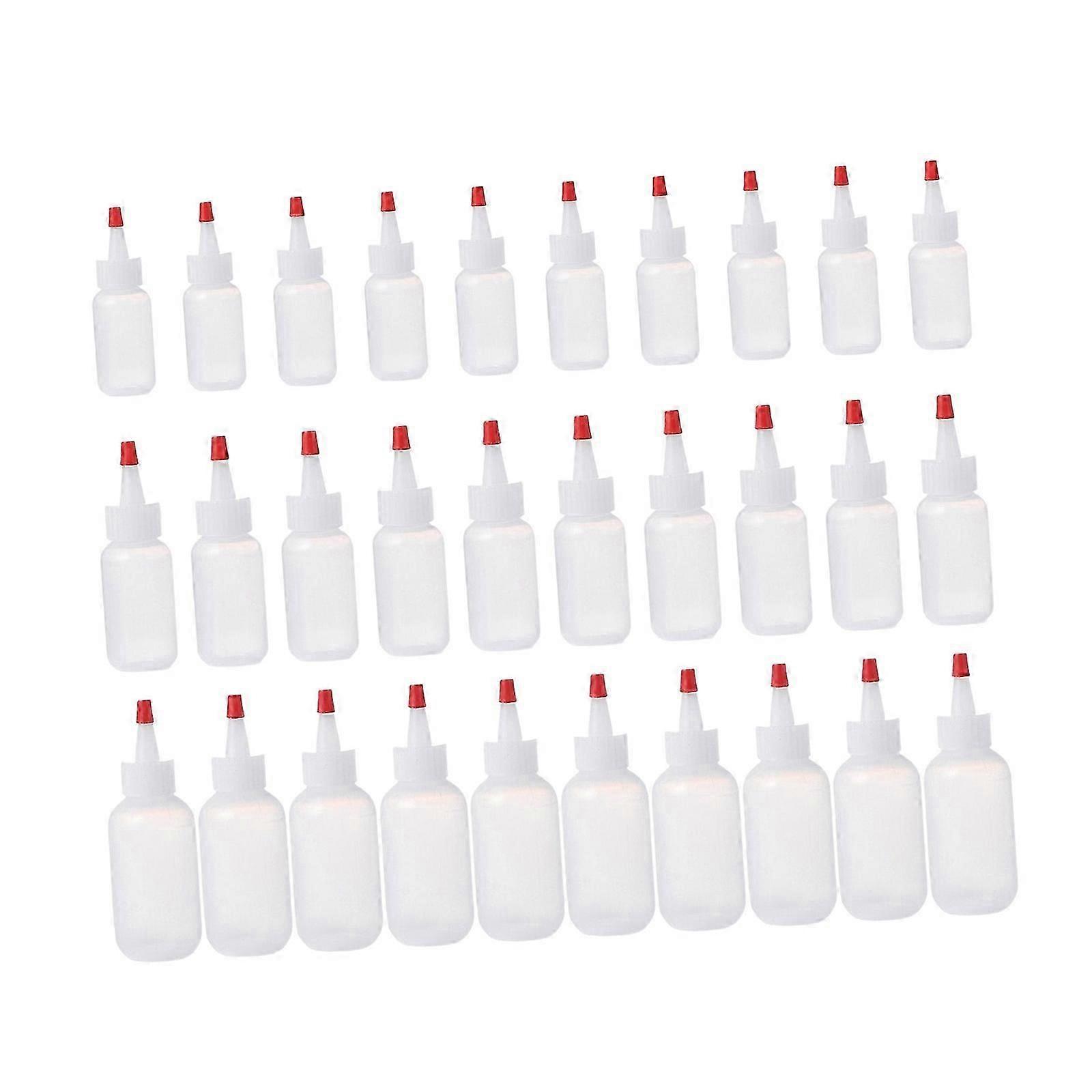 30PCS Flexible Squeezable Condiment Bottles with Ergonomic Grip & Precise Control